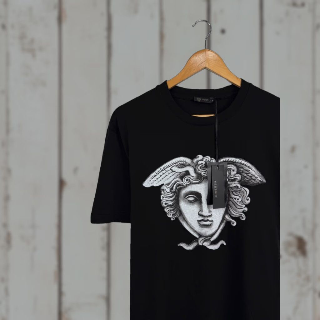 Versace Versace Medusa Portrait T-Shirt Men L Black Size US L / EU 52-54 / 3 - 1 Thumbnail