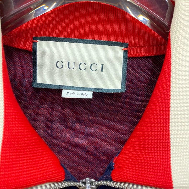 Gucci Gucci Red and blue double G full-print striped school unifo Size US S / EU 44-46 / 1 - 3 Thumbnail