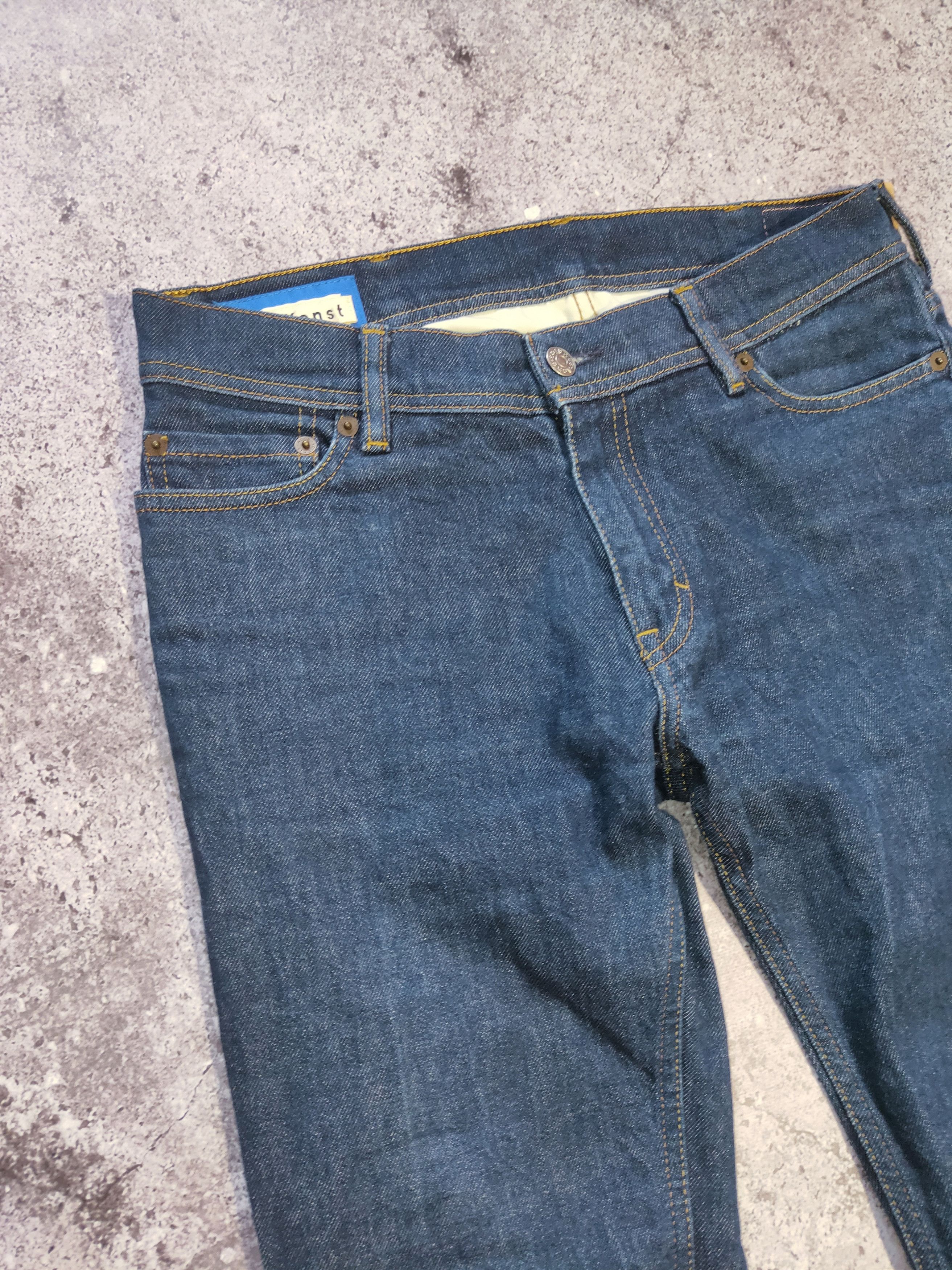 Acne Studios × Stockholm Surfboard Club Acne Studios Bla Konst Stockholm Denim Jeans North Indigo Size US 30 / EU 46 - 5 Thumbnail