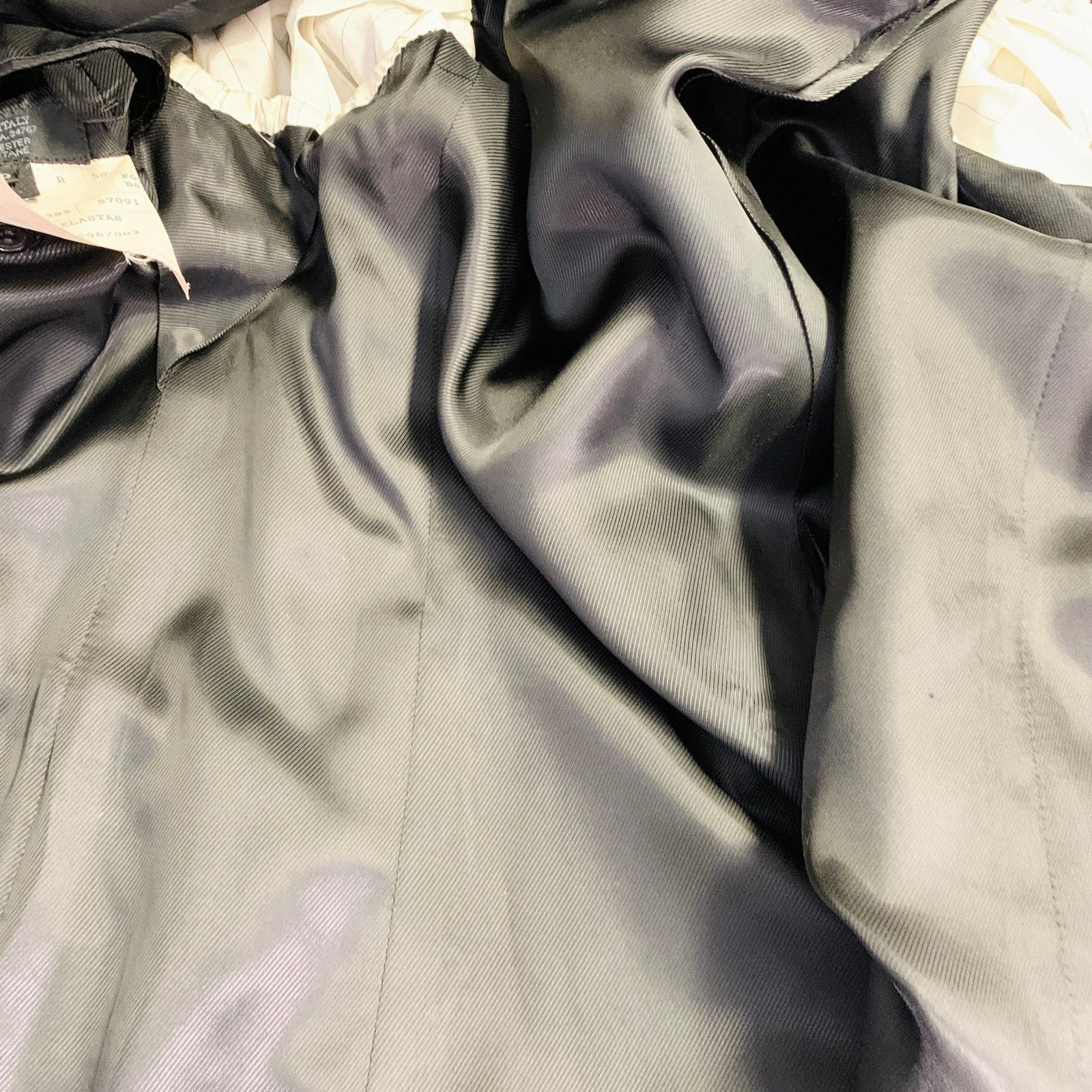 Prada Black Polyester Blend Notch Lapel Three Button Sport Coat Size 40R - 10 Thumbnail