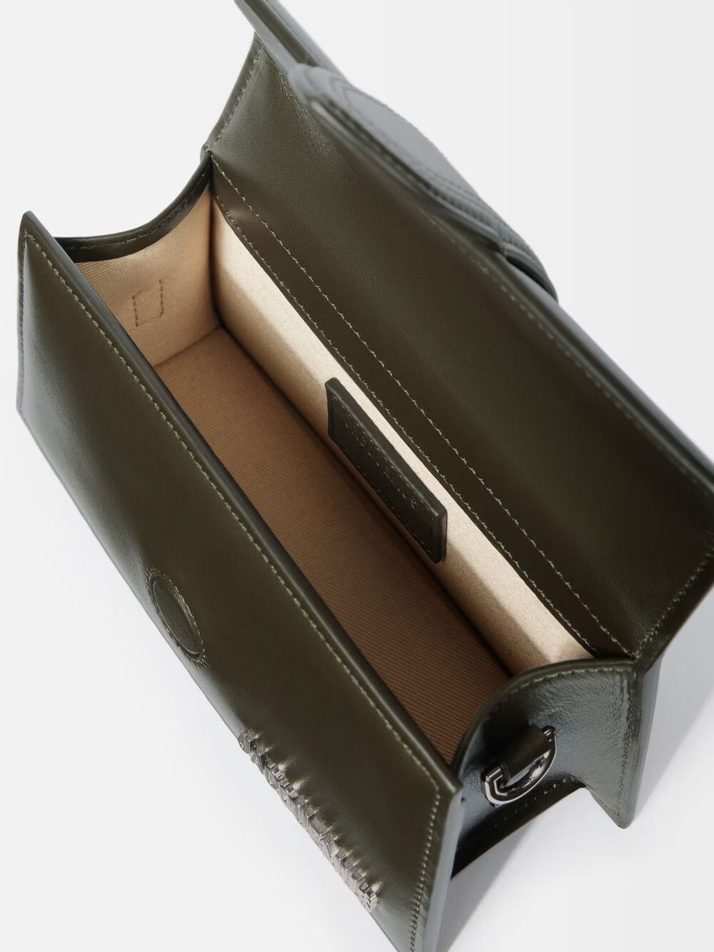 Jacquemus o1la1rc1a0925 Size: OS / Le Bambino Bag in Dark Khaki Size ONE SIZE - 5 Thumbnail