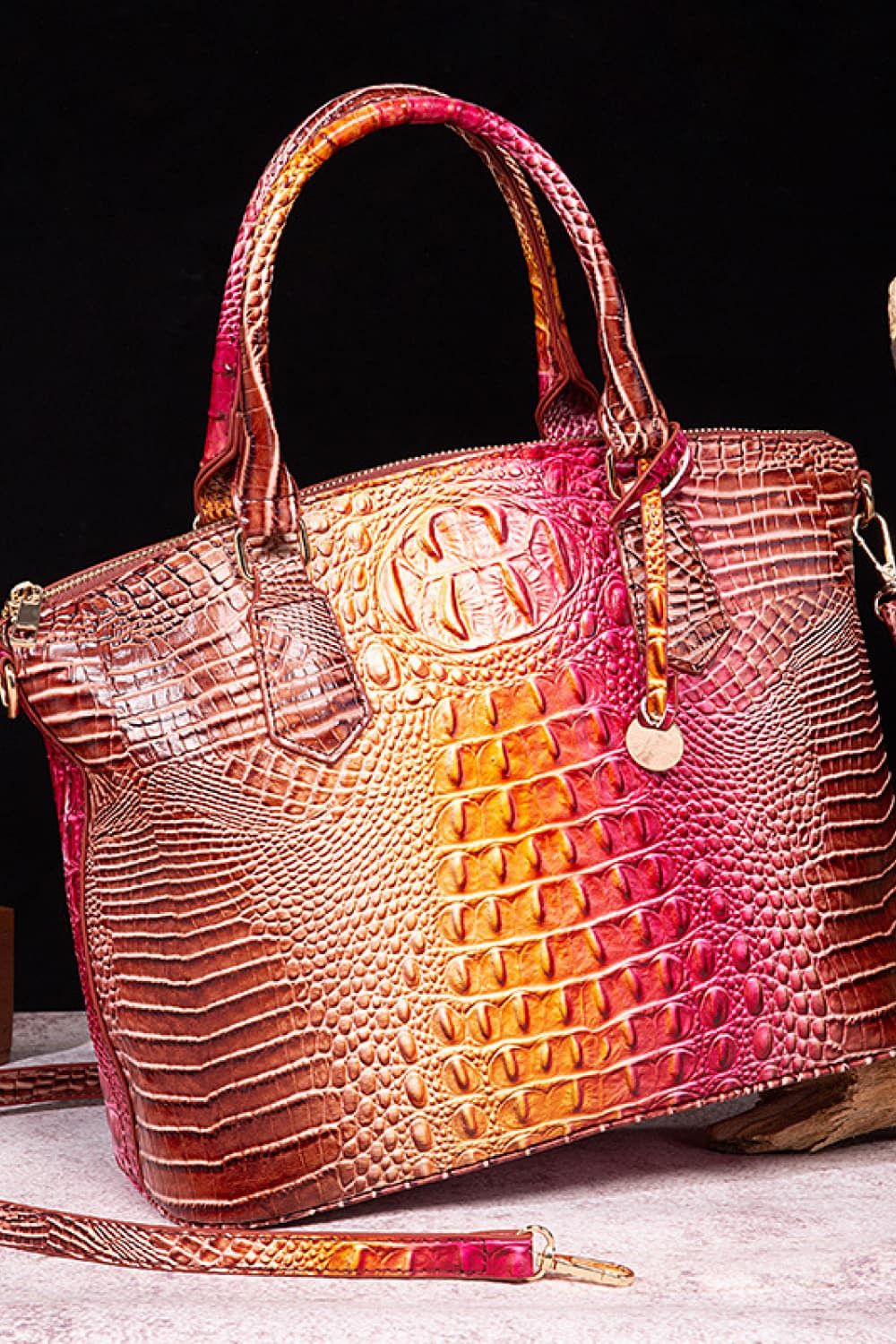 Other Gradient PU Leather Handbag Size ONE SIZE - 7 Thumbnail