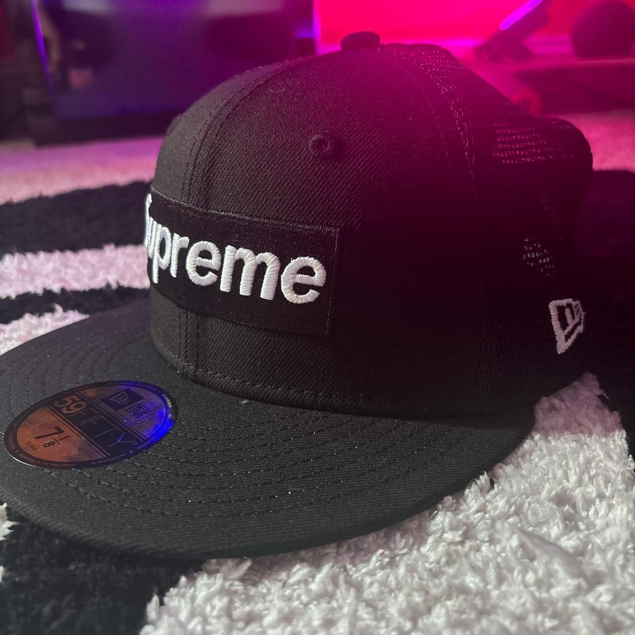Supreme Supreme Box Logo Mesh Back New Era Cap (SS24) Size ONE SIZE - 3 Thumbnail
