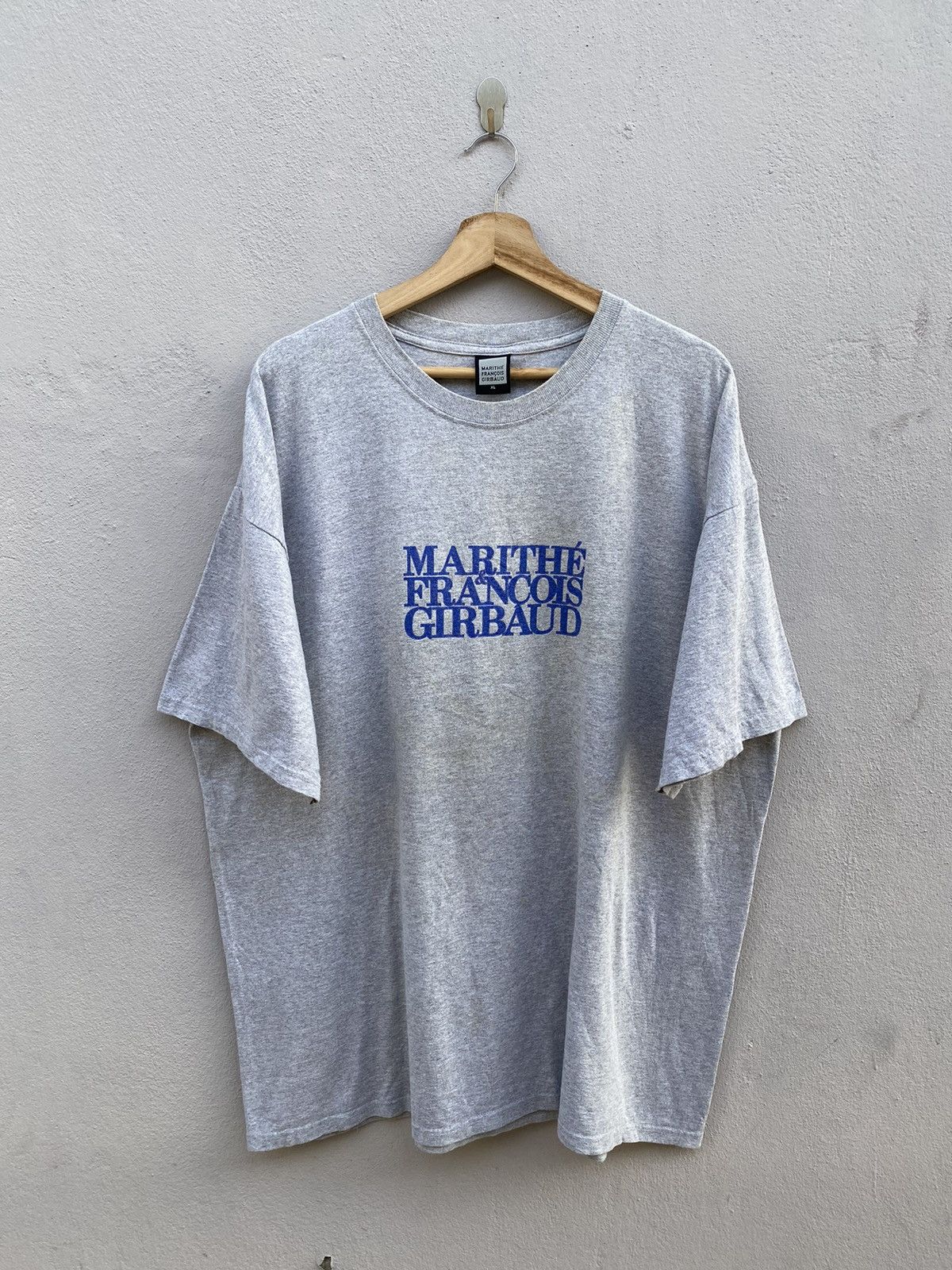 Marithe + Francois Girbaud Vintage MFG Marithe Francois Girbaud Spellout Rare Size XL Size US XL / EU 56 / 4 - 1 Thumbnail