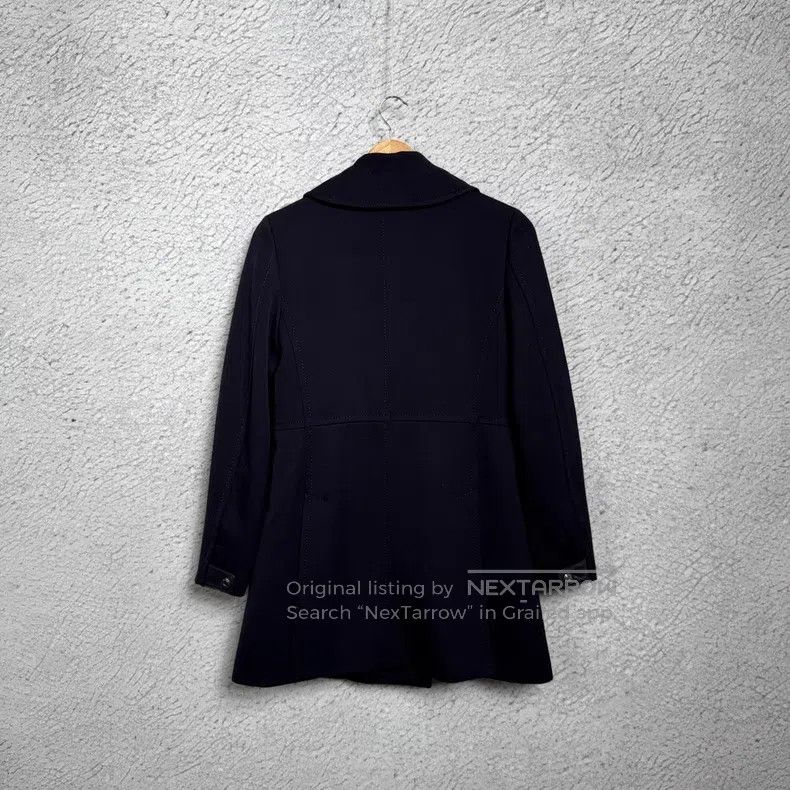 Hermes Hermes Mid-Length Solid Color Long Sleeve Coat, Black Size XS / US 0-2 / IT 36-38 - 2 Thumbnail