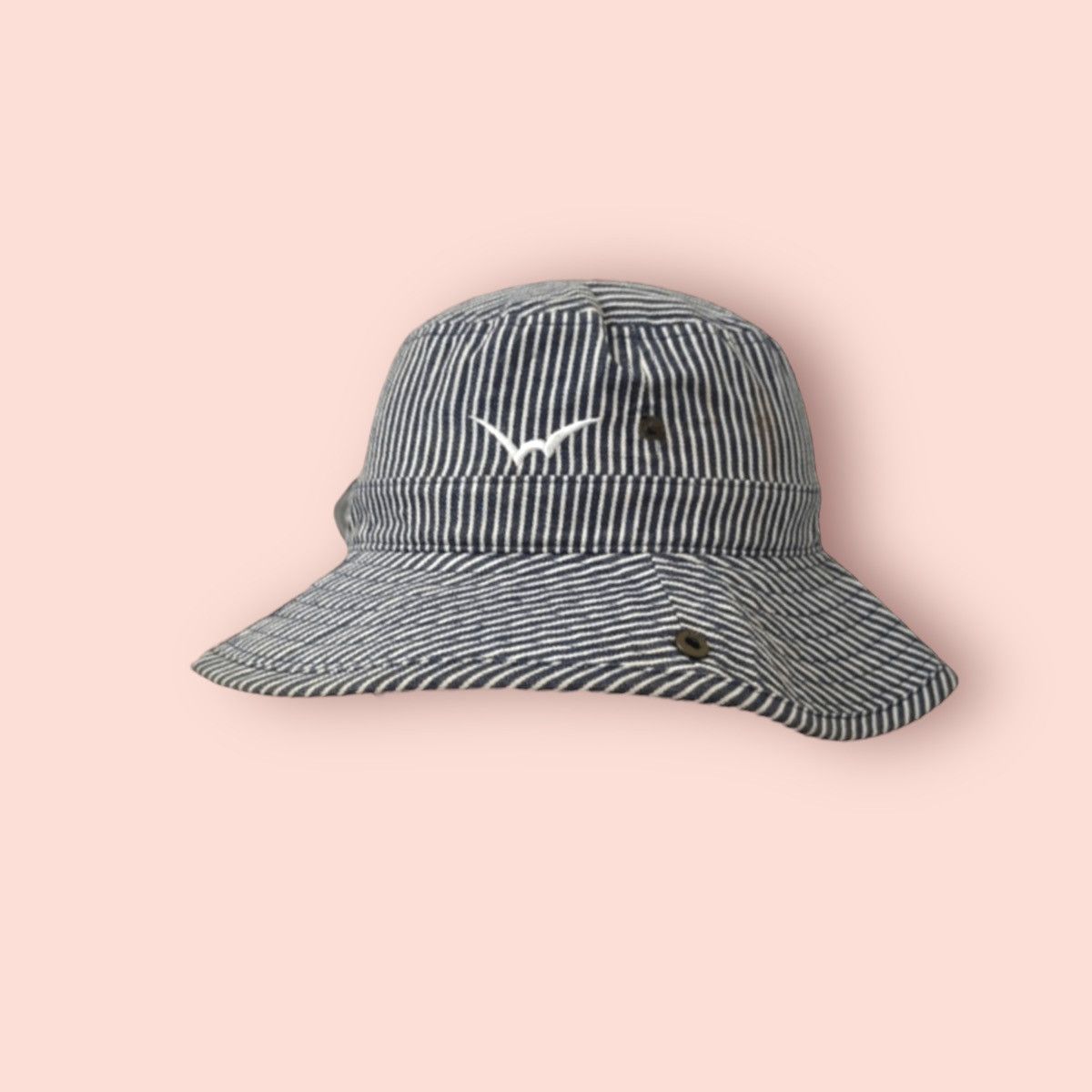 Edwin × Vintage VINTAGE EDWIN HICKORY STRIPES BUCKET HAT Size ONE SIZE - 1 Thumbnail