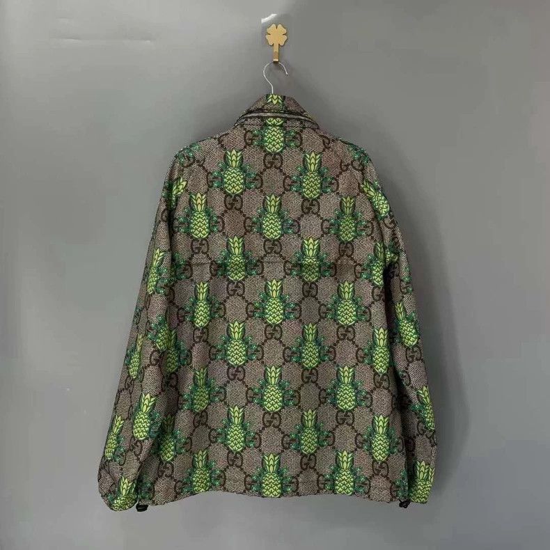 Gucci Gucci Pineapple series full logo zipper jacket 2501-Nextarr Size US S / EU 44-46 / 1 - 2 Thumbnail