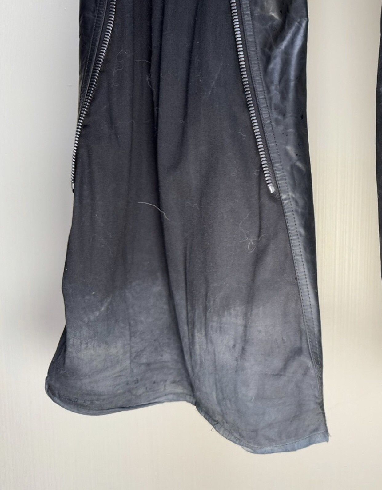 Rick Owens Rick Owens leather Bolan banana pants 2412-Nextarrow Size US 32 / EU 48 - 4 Thumbnail