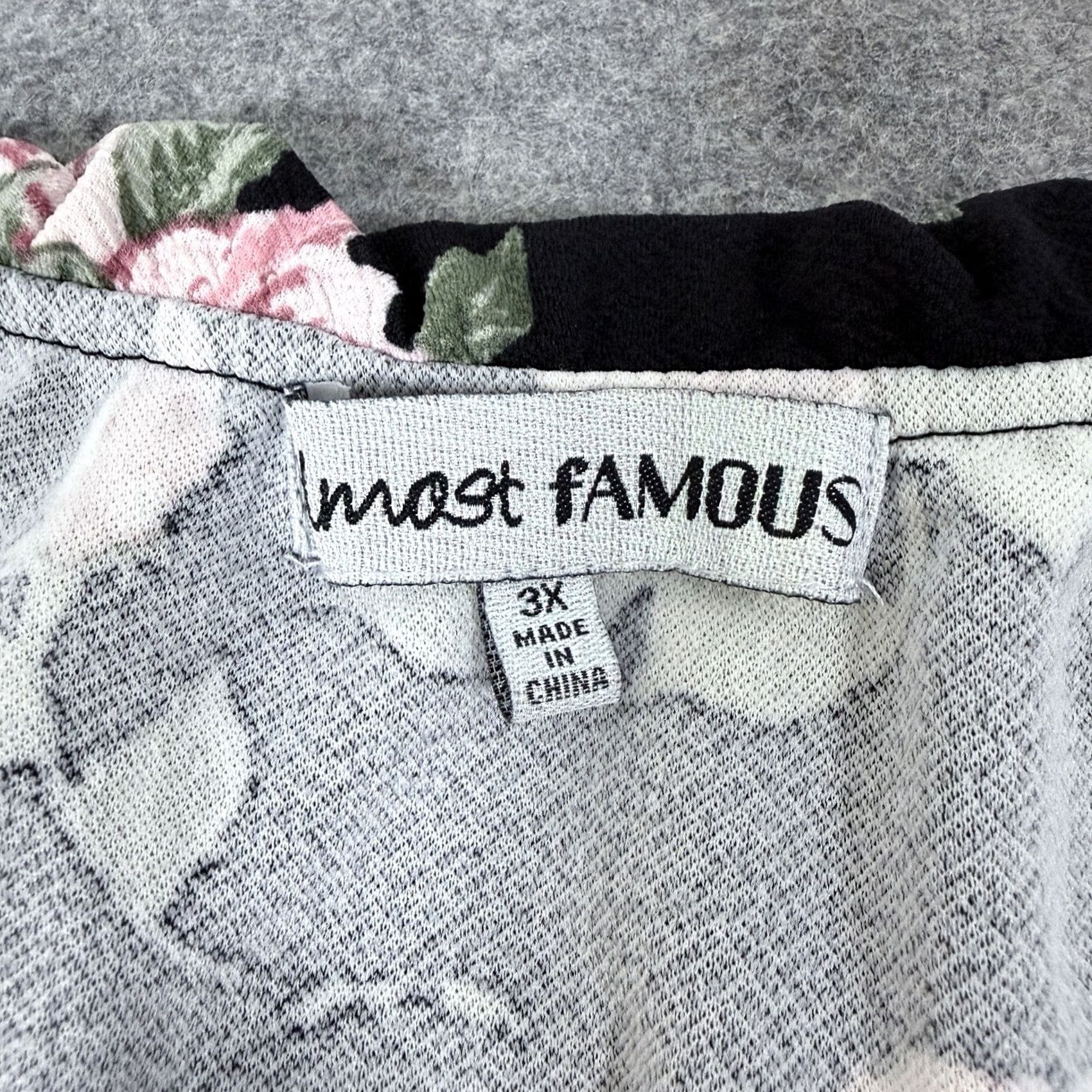 Almost Famous Almost Famous Floral Pullover Dress Women's Size 3X Multicolors Size XXL / US 16-18 / IT 52-54 - 4 Thumbnail