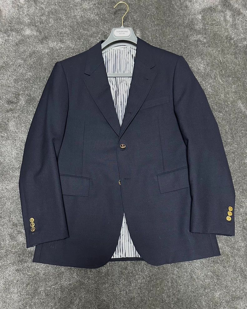 Thom Browne Thom Browne size2 Knitted blue label suit Size 38S - 1 Thumbnail