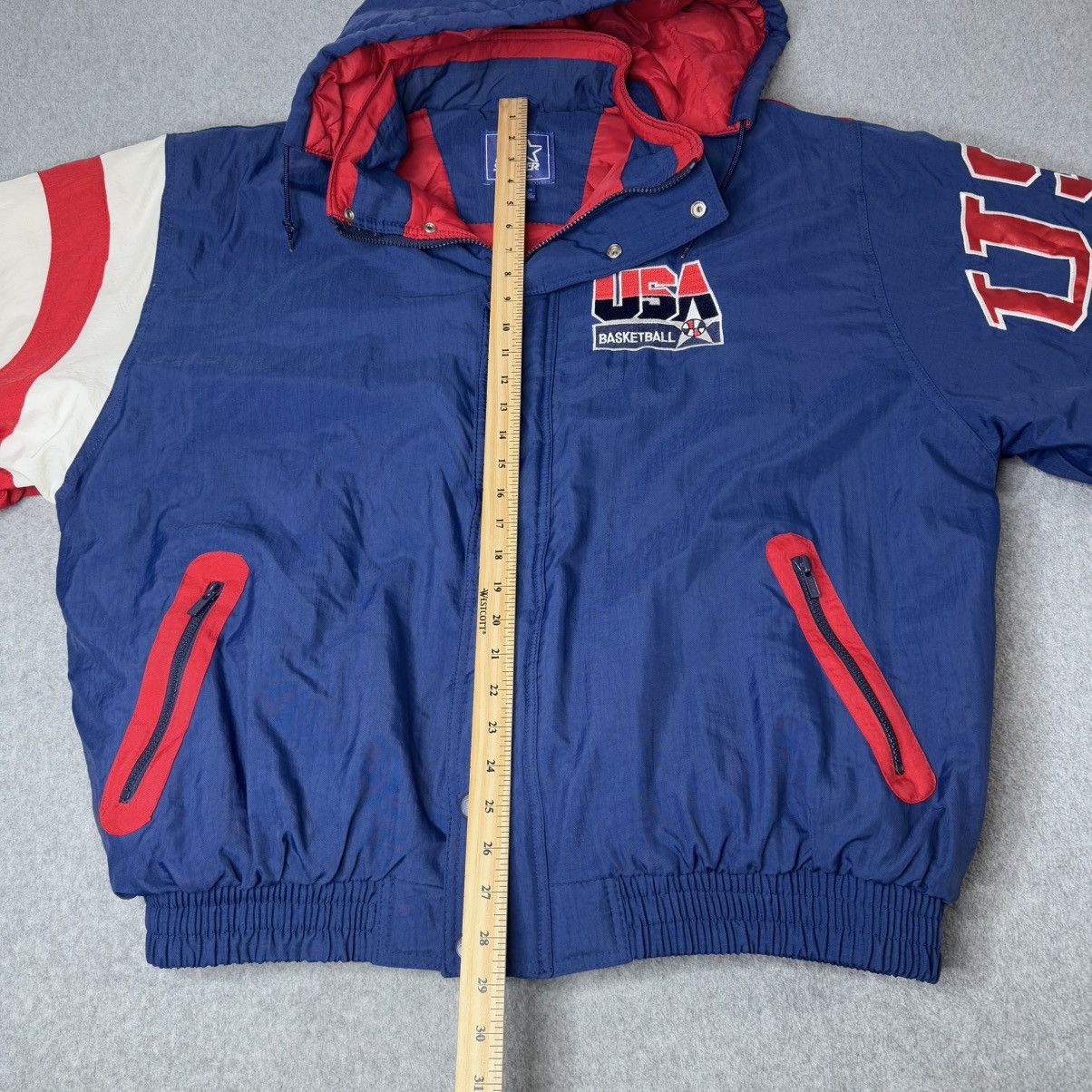 Starter Vtg Olympic USA Basketball 90s Starter Coat America XL Size US XL / EU 56 / 4 - 7 Thumbnail