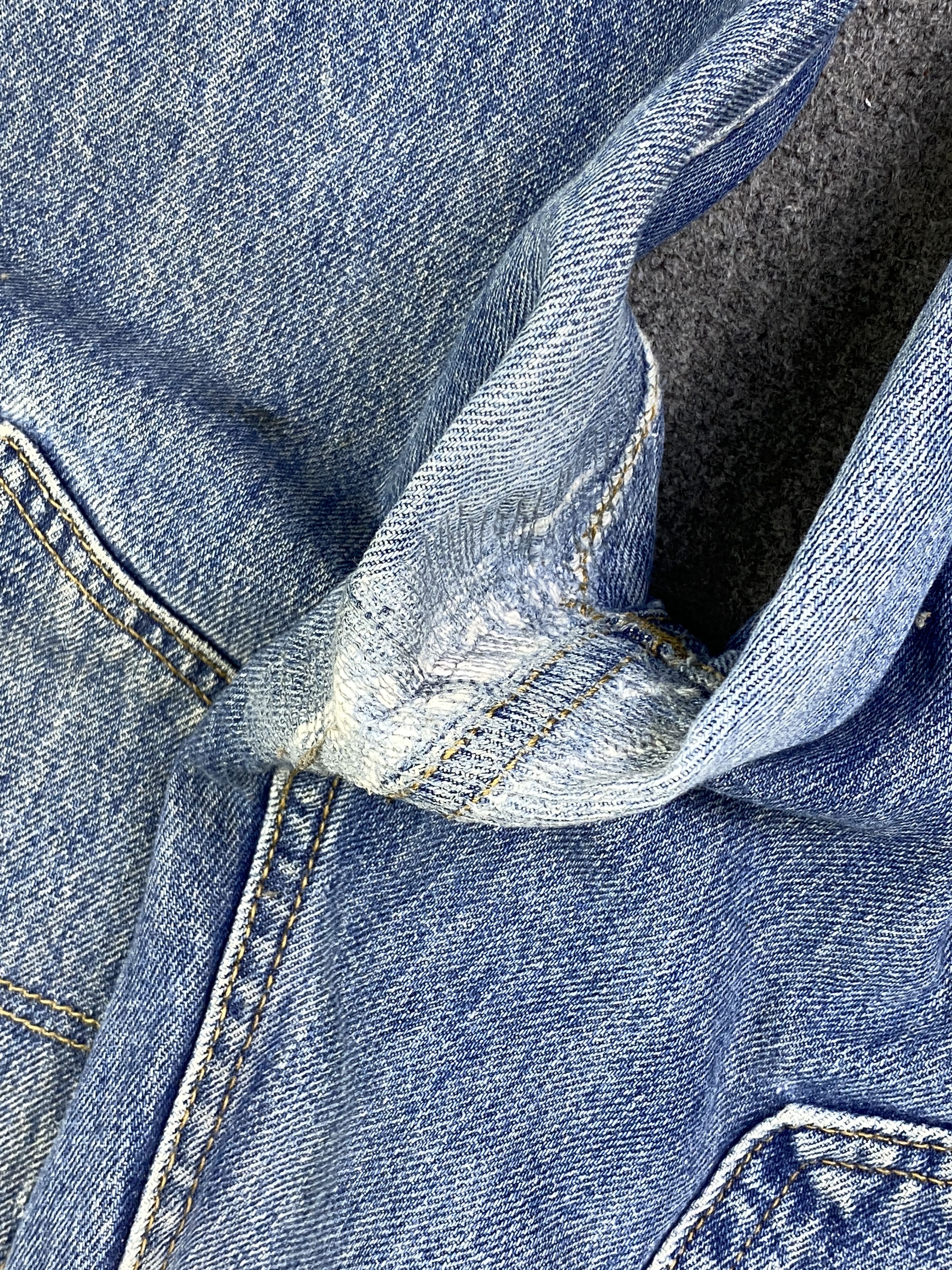 Levi's Vintage Levis 501 Button Fly Faded Blue Jeans DP2854 Size US 37 - 12 Thumbnail