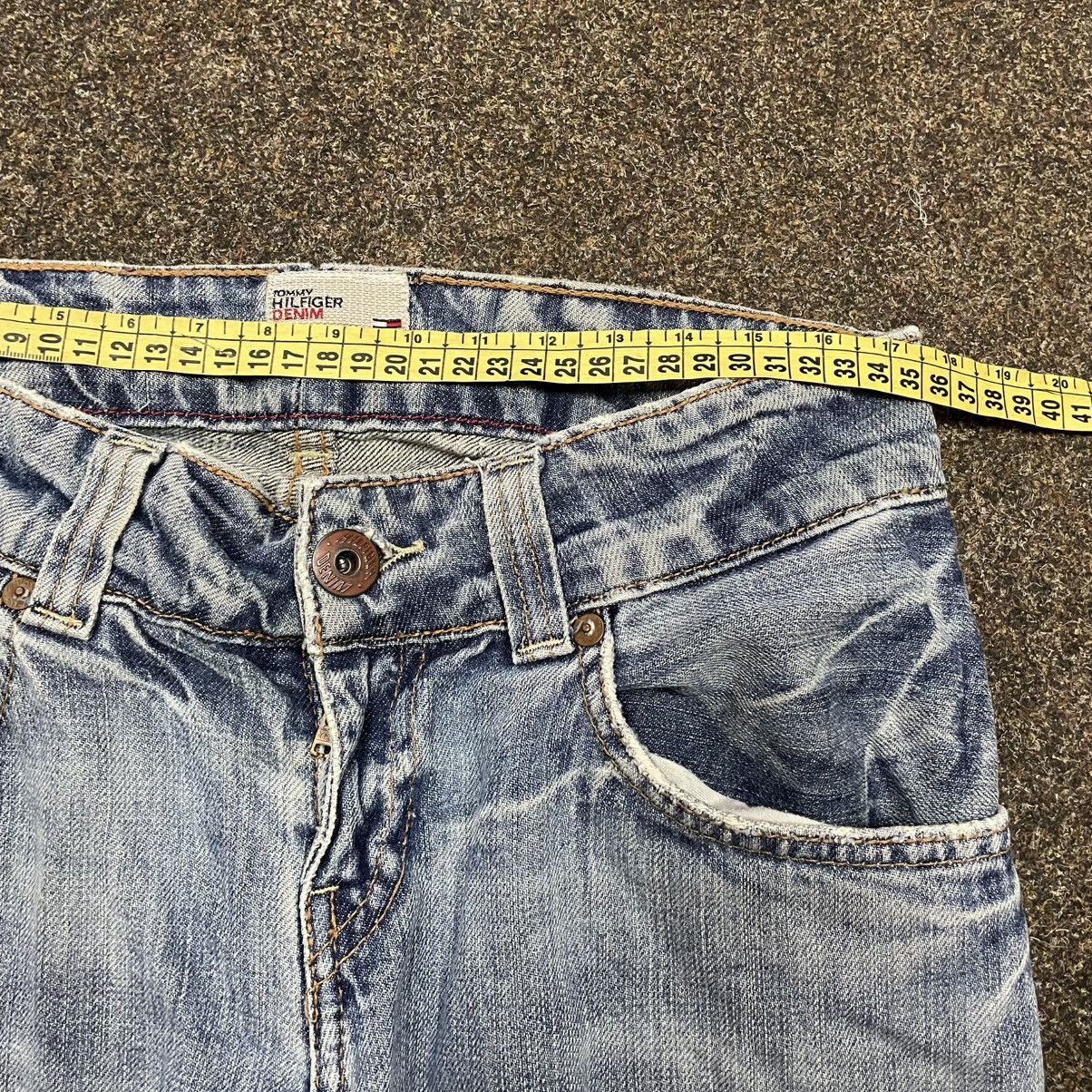 Vintage Vintage Y2K Baggy Wide Leg Distressed Jeans Skater Logo 28 Size US 28 / EU 44 - 6 Thumbnail