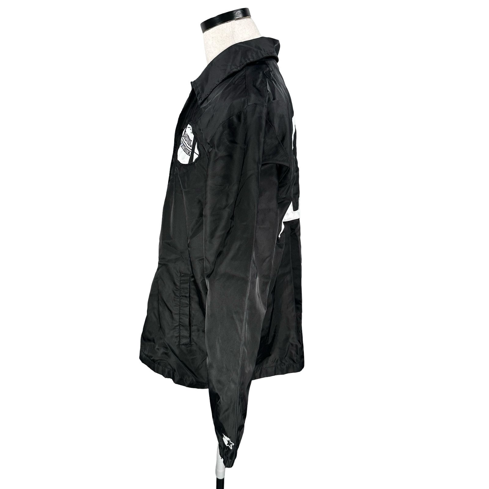 Starter Starter Barstool Sportsbook Jacket Mens L Black Nylon Snap Size US L / EU 52-54 / 3 - 4 Thumbnail