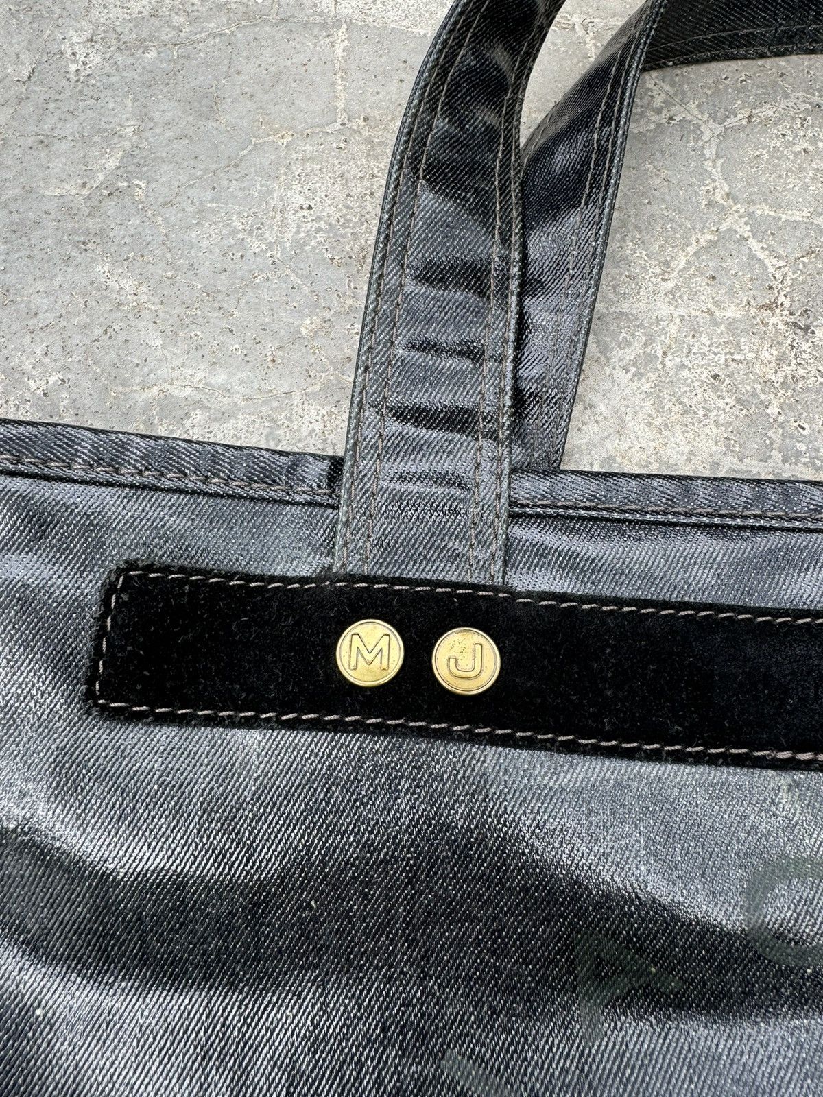 Marc Jacobs × Vintage Jacobs by Marc Jacobs Denim Canvas Tote Bag Size ONE SIZE - 3 Thumbnail