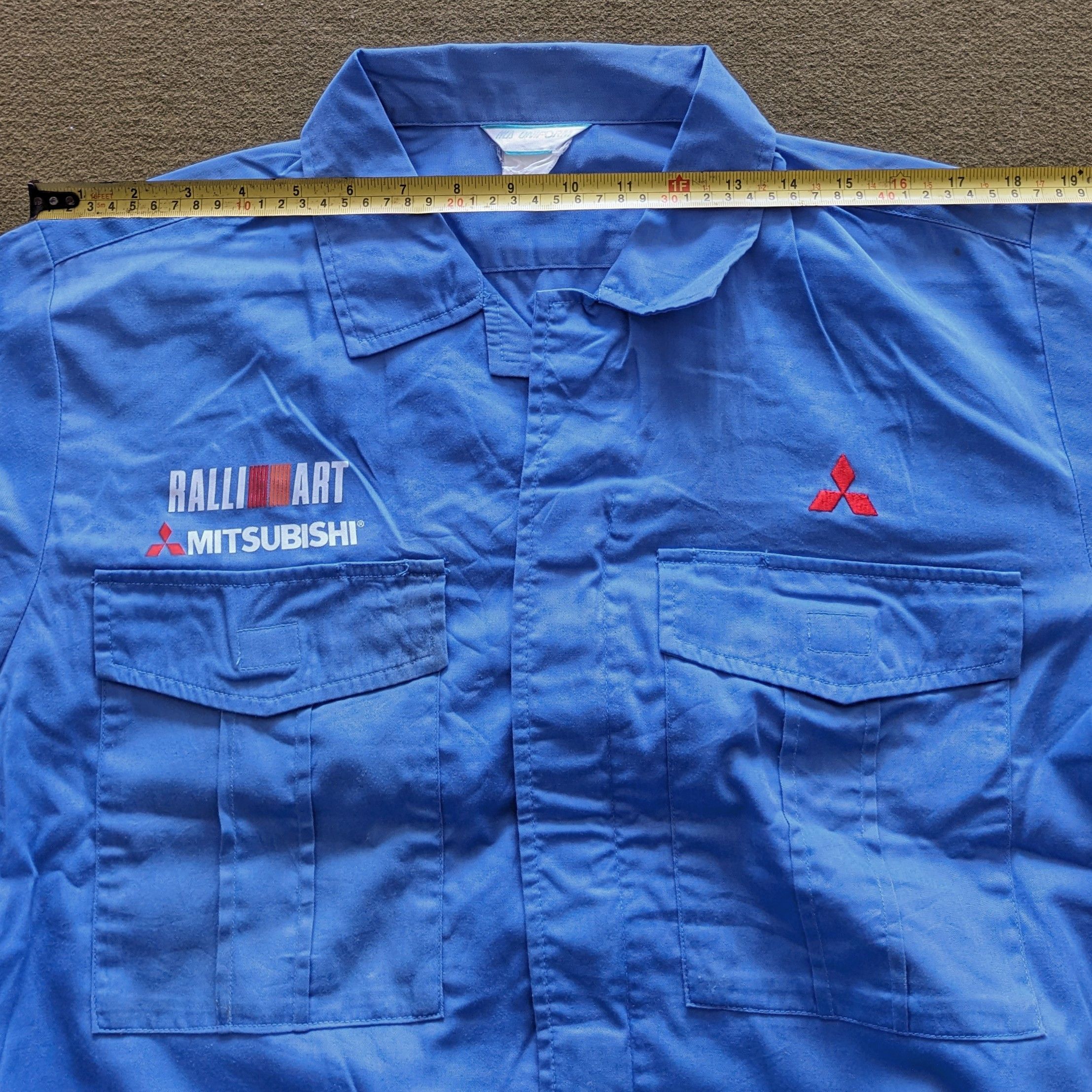 Other Vintage MITSUBISHI RALLI ART Uniform Workers Jacket Size US L / EU 52-54 / 3 - 5 Thumbnail