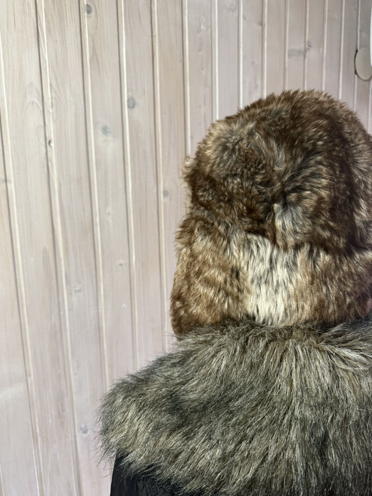 Vintage Y2K Fur Ushanka Vintage Fuzzy Trapper Hat Size ONE SIZE - 3 Thumbnail