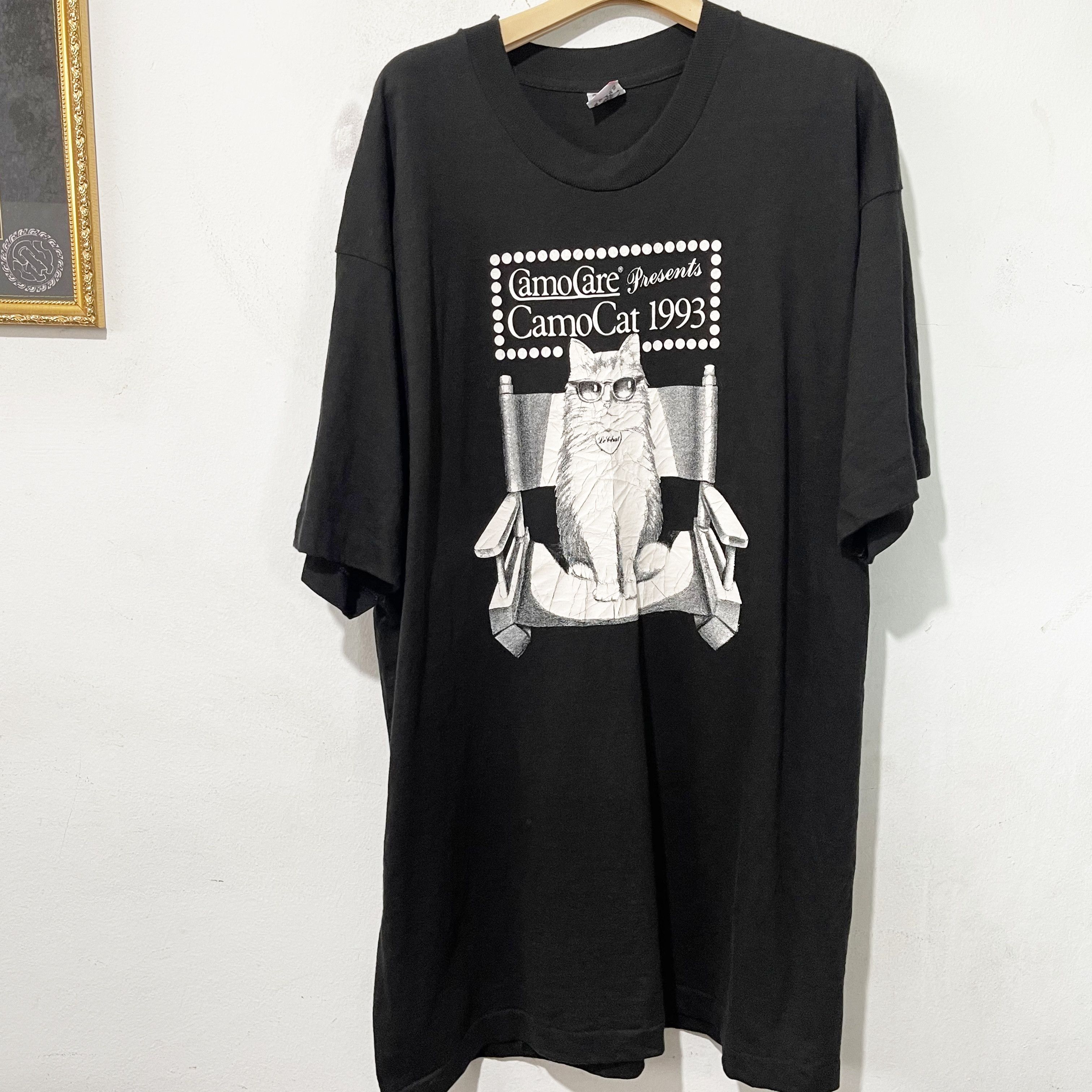 Vintage Vintage 90s Cat Shirt Size US XL / EU 56 / 4 - 1 Thumbnail