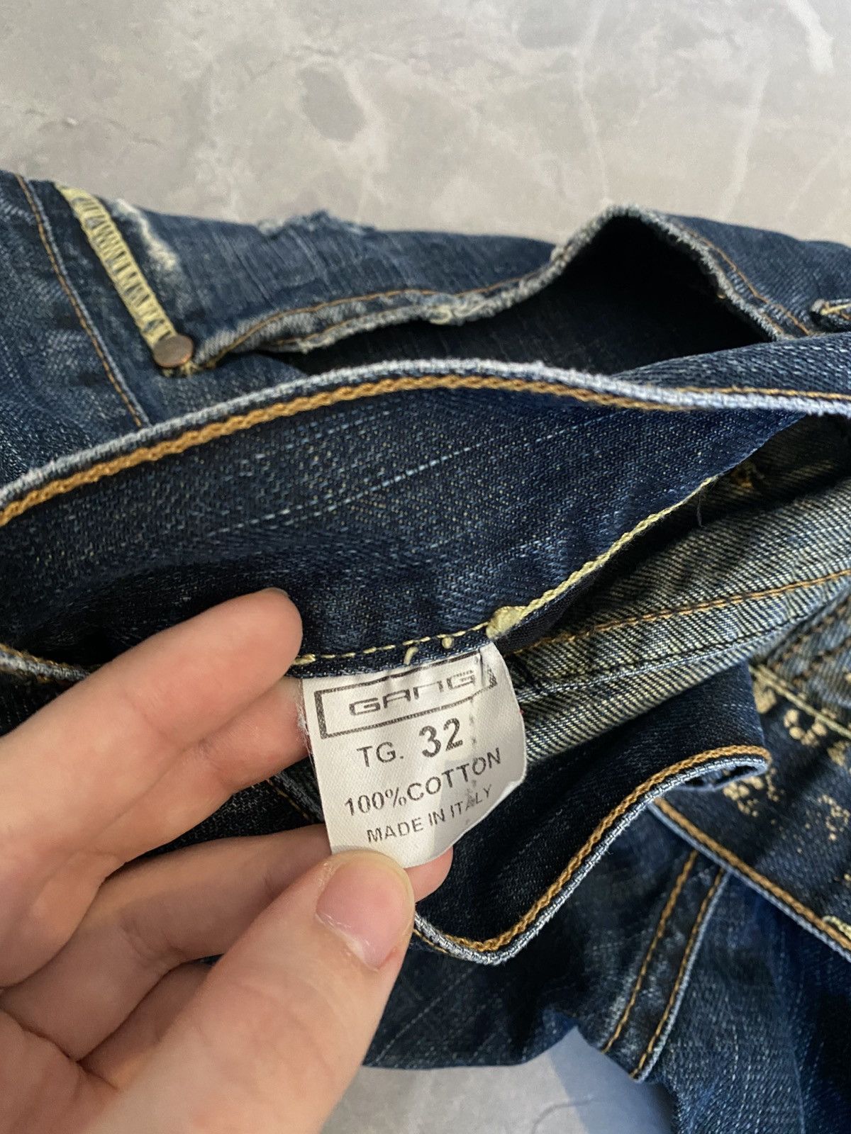Vintage RARE Archive Faded Destroyed / Number Nine Style / Y2K 90s Size US 32 / EU 48 - 6 Thumbnail