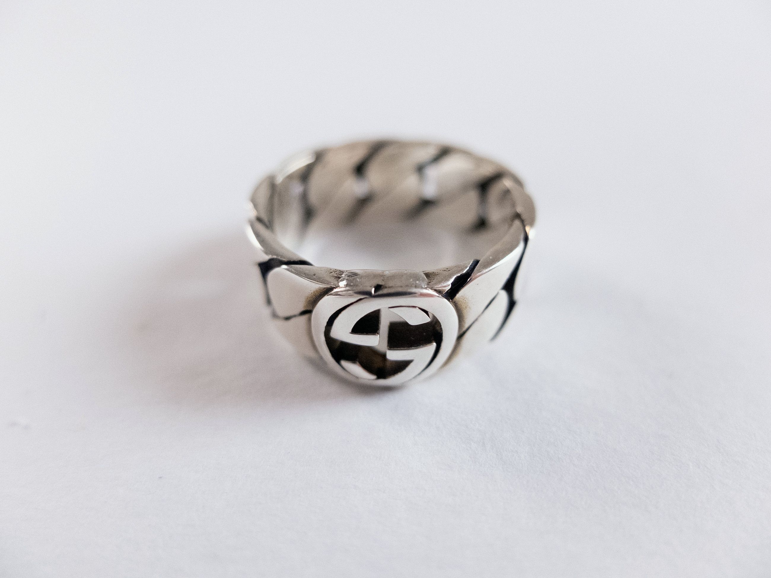 Gucci GUCCI interlocking G logo silver chain ring Size 20 / 9 Size ONE SIZE - 4 Thumbnail