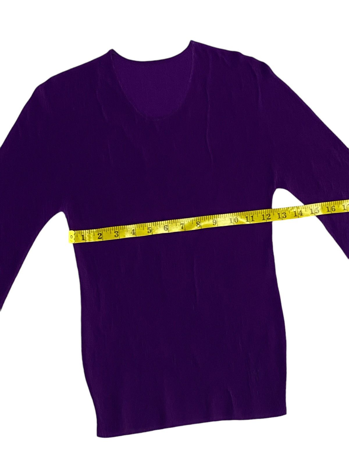 Issey Miyake × Pleats Please Issey Miyake Pleats Please Pleated Purple Long Sleeve Size L / US 10 / IT 46 - 8 Thumbnail