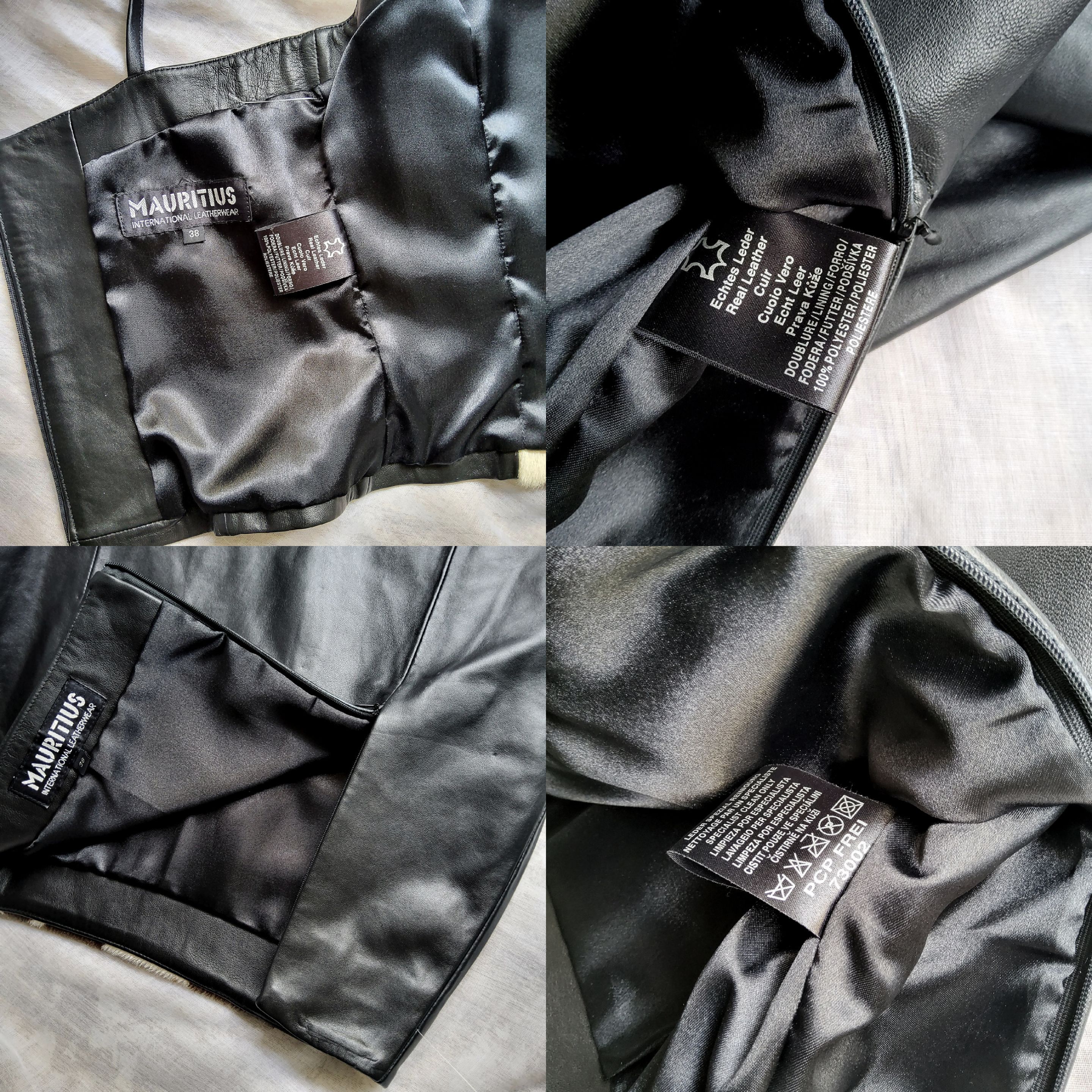 Other Vintage y2k cowhide leather top & matching skirt set Size M / US 6-8 / IT 42-44 - 12 Thumbnail