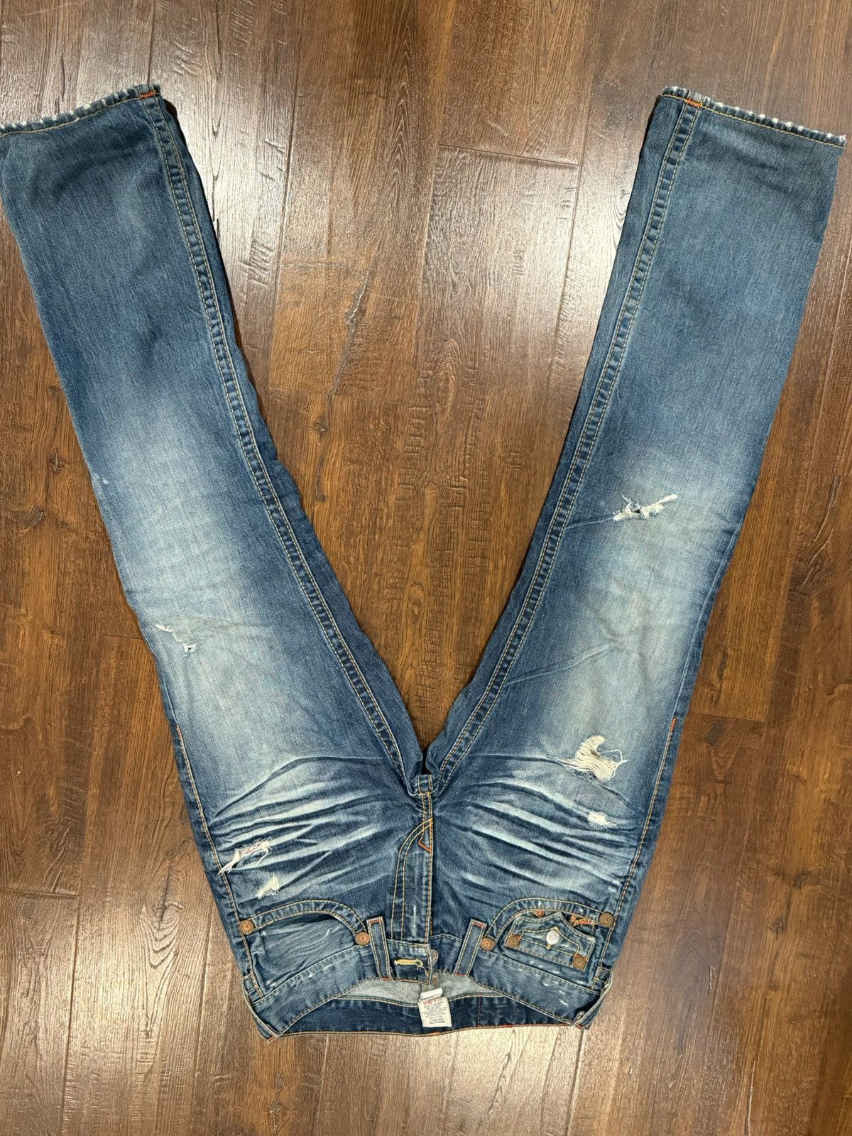 True Religion True Religion - vintage 2010’s willy rainbow jeans Size US 31 - 1 Thumbnail