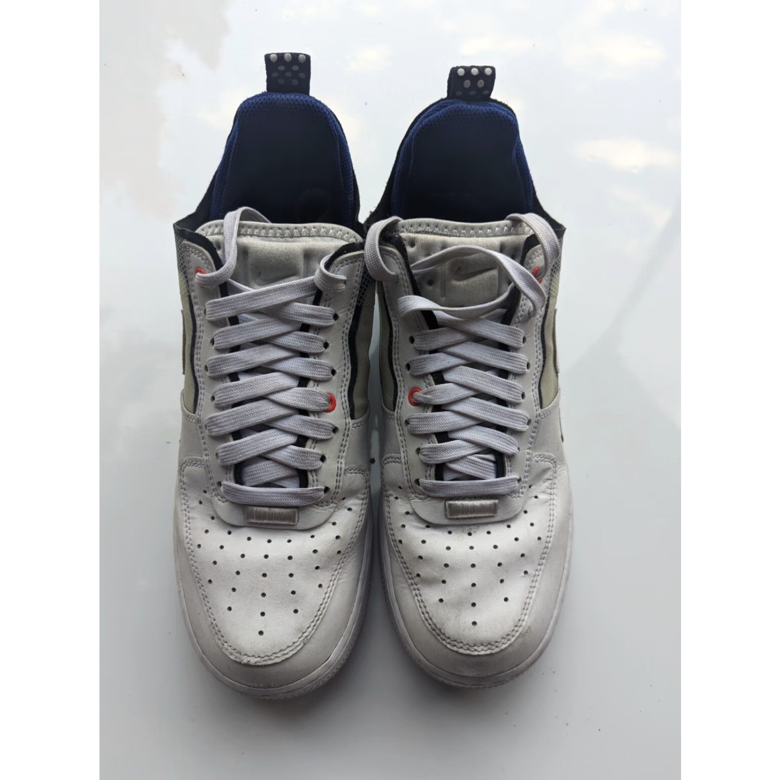 Nike NIKE AIR FORCE 1 REACT SNEAKER White Light Photo Blue 8 Men DH7615-101 Size US 8 / EU 41 - 3 Thumbnail
