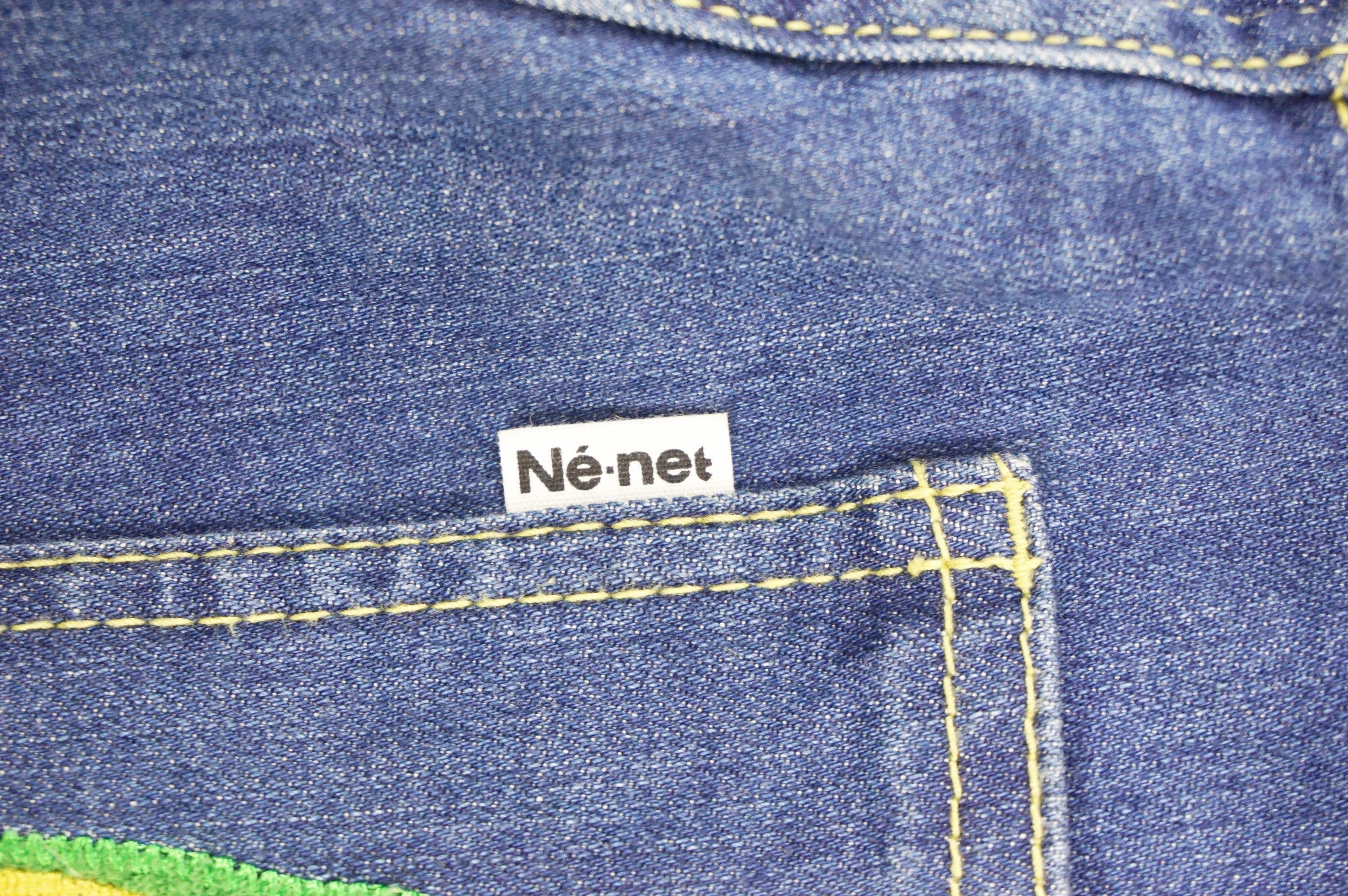 Issey Miyake Ne-net Jeans fit W29xL27 Cropped High-Waisted Mushroom Head Size 26" / US 2 / IT 38 - 9 Thumbnail