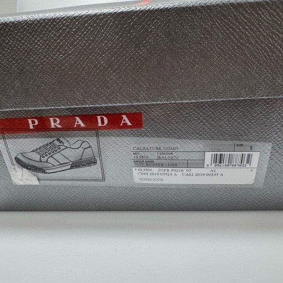 Prada Prada Stratus Leather Nylon Black Sneakers Men’s 8.5 Size US 8.5 / EU 41-42 - 8 Thumbnail
