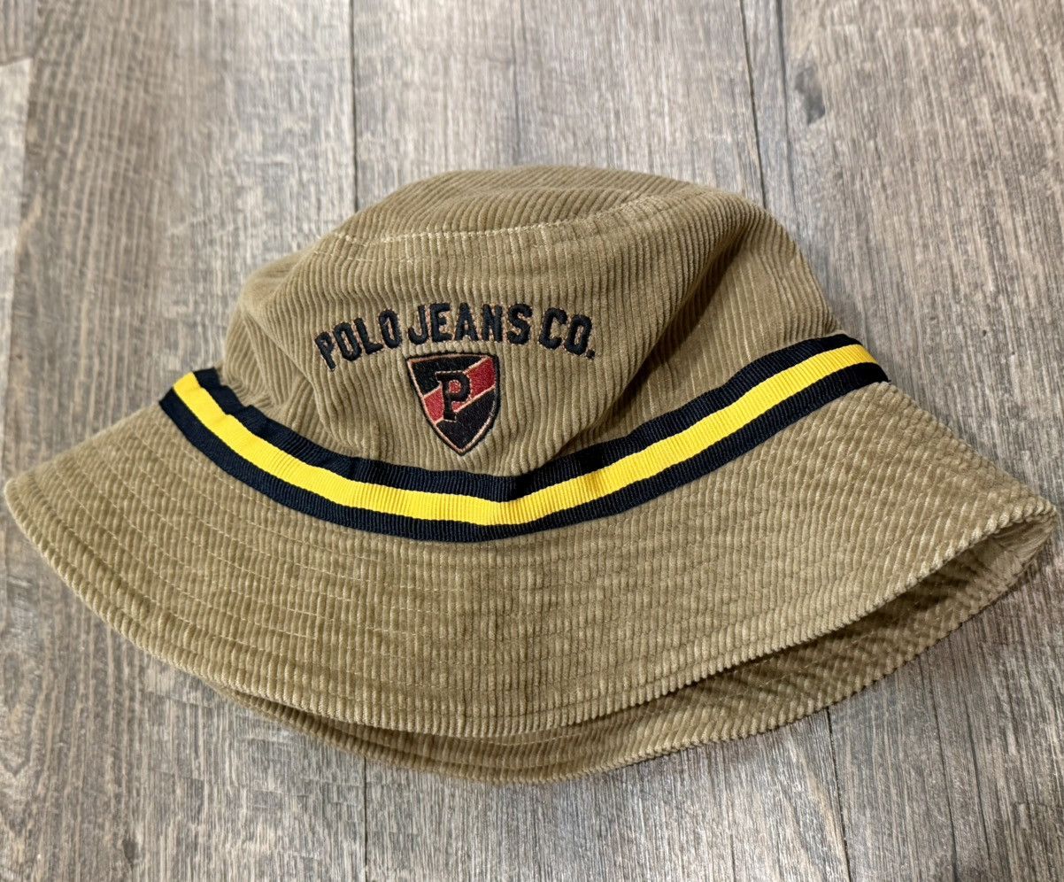 Polo Ralph Lauren Vintage Polo Ralph Lauren Corduroy Bucket Hat Size ONE SIZE - 1 Thumbnail