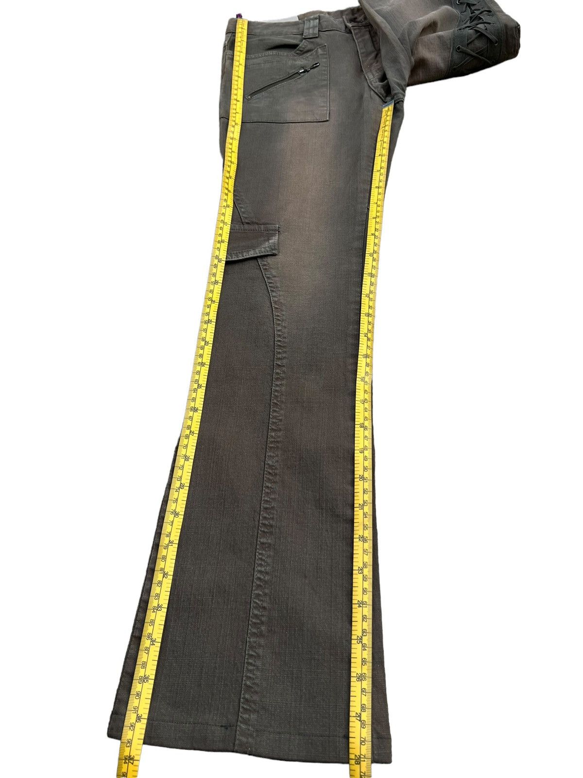 Japanese Brand Rare Japan Gothic Bondage Flare Pants 27x28 Size 27" / US 4 / IT 40 - 11 Thumbnail