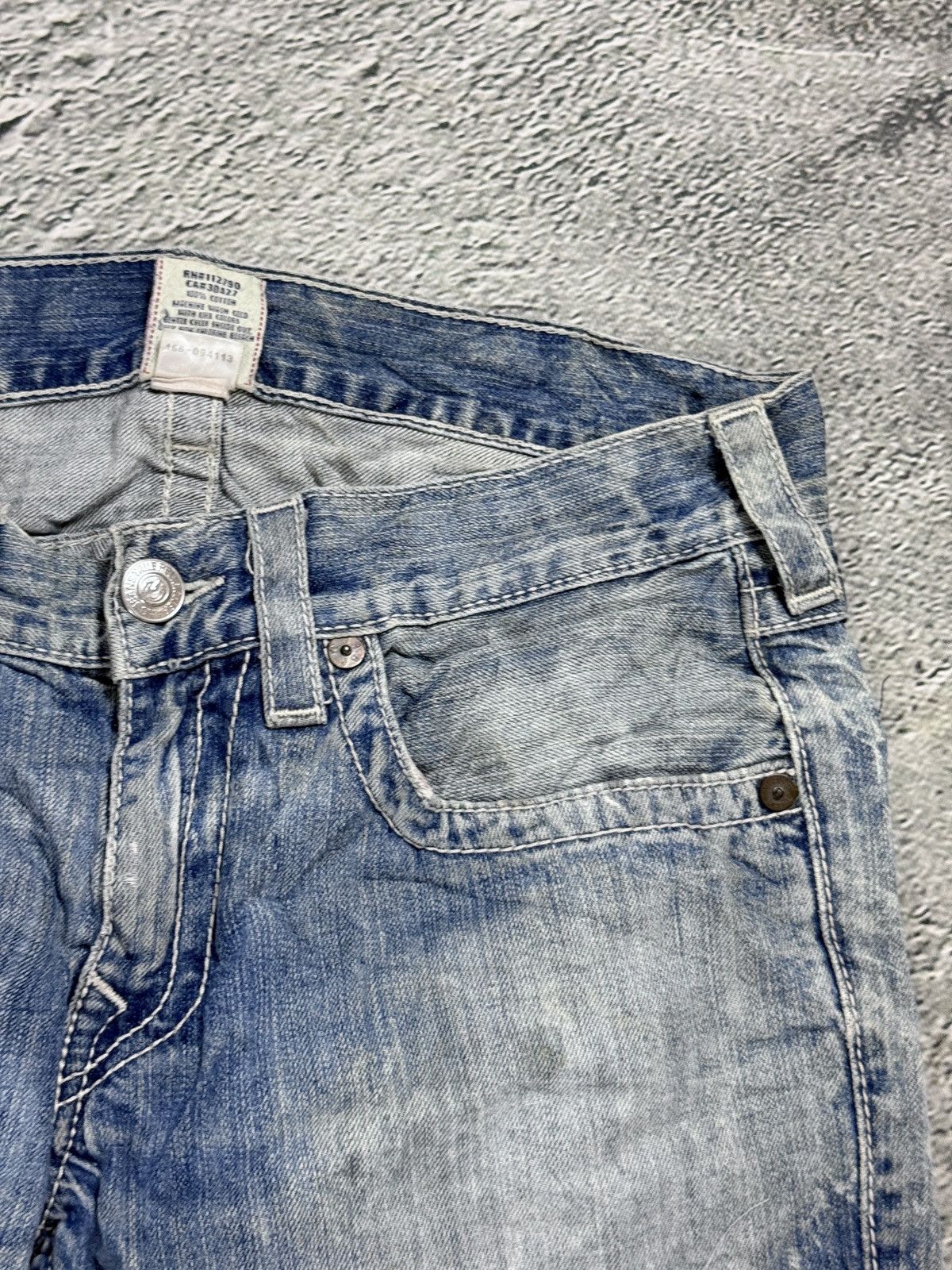 True Religion True Religion jeans washed denim white rope stitching Size US 32 / EU 48 - 9 Thumbnail