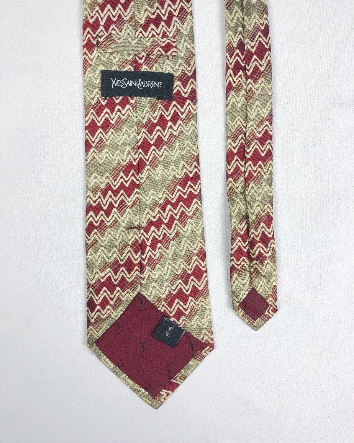 Yves Saint Laurent Rare Vintage Yves Saint Laurent YSL Silk Tie Size ONE SIZE - 4 Thumbnail
