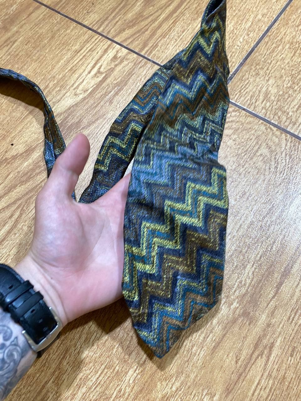Missoni Tie Vintage Missoni One size luxury Y2K streetwear Size ONE SIZE - 7 Thumbnail