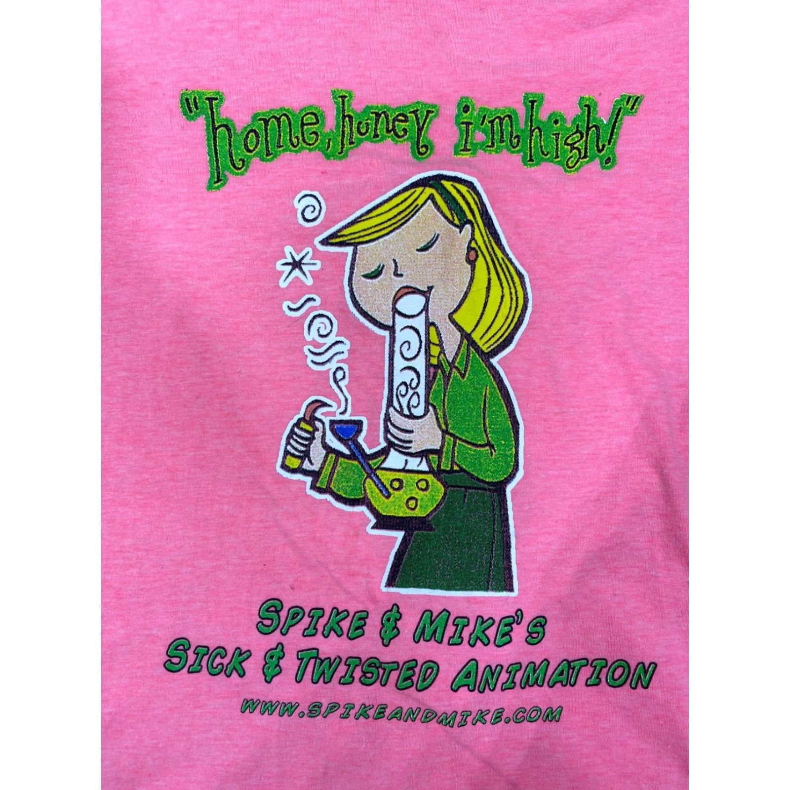 Next Level Next Level T-Shirt Peach Pink Short Sleeve Logo Crew Neck Women L Digital #1774 Size L / US 10 / IT 46 - 2 Thumbnail