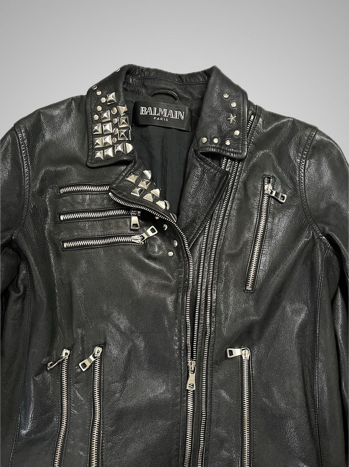 Balmain Balmain SS11 Runway Leather Jacket | Grailed