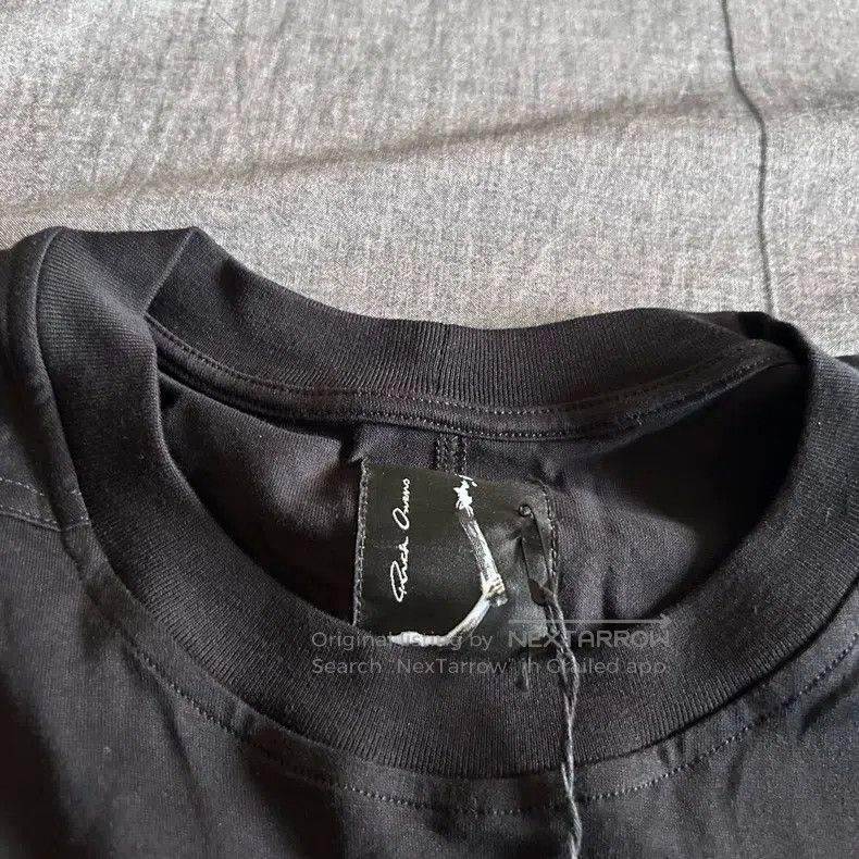 Rick Owens RICK OWENS Black pure cotton round-neck loose T-shirt Size US L / EU 52-54 / 3 - 6 Thumbnail