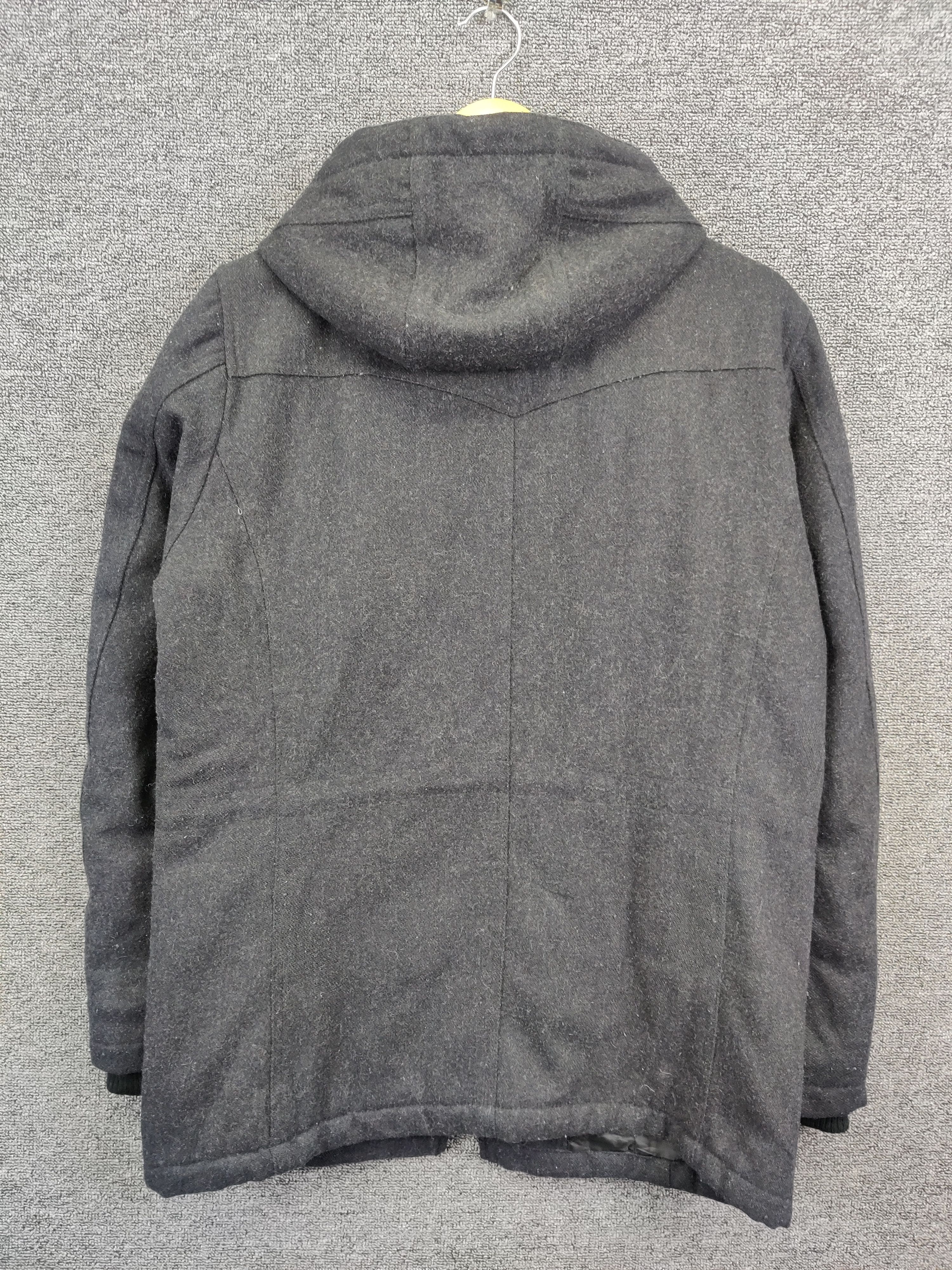 Mossimo Vintage Mossimo Wool Coat Hooded Jacket Size US M / EU 48-50 / 2 - 6 Thumbnail