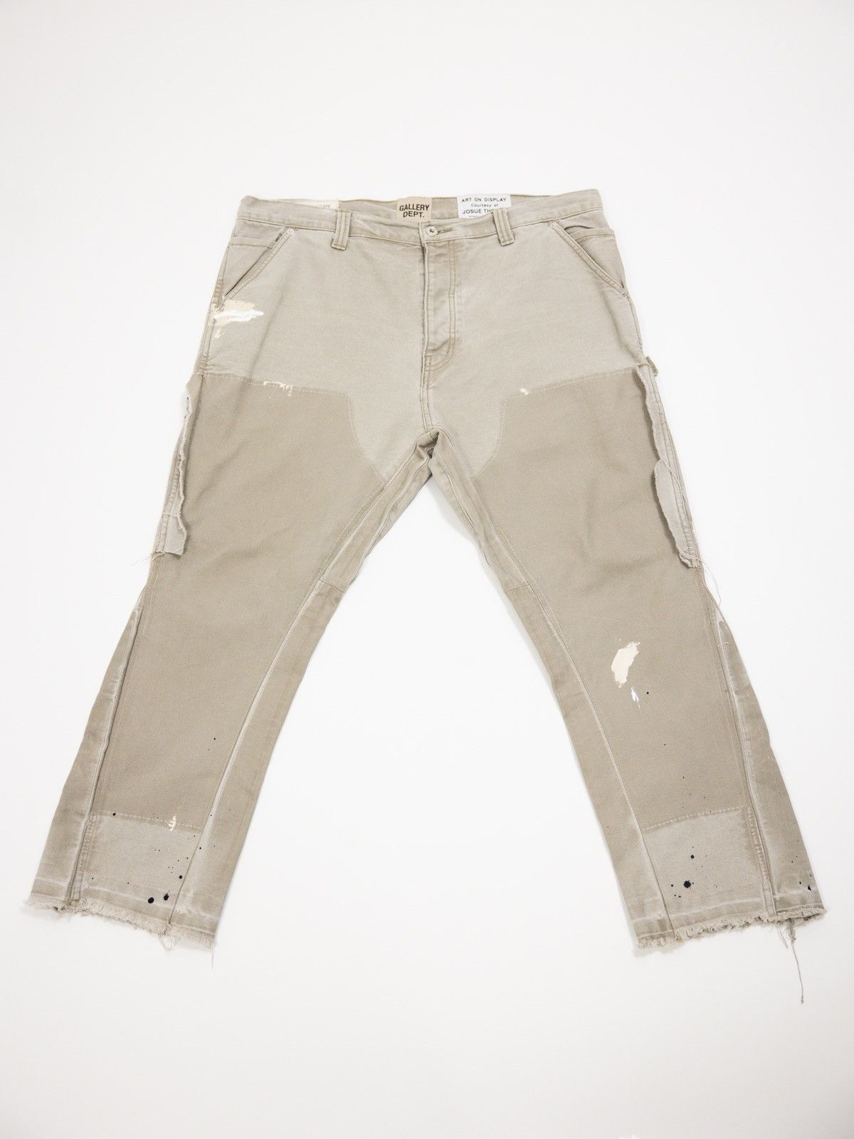 image of Gallery Dept. La Flare Carpenter Pants in Grey, Men's (Size 38)