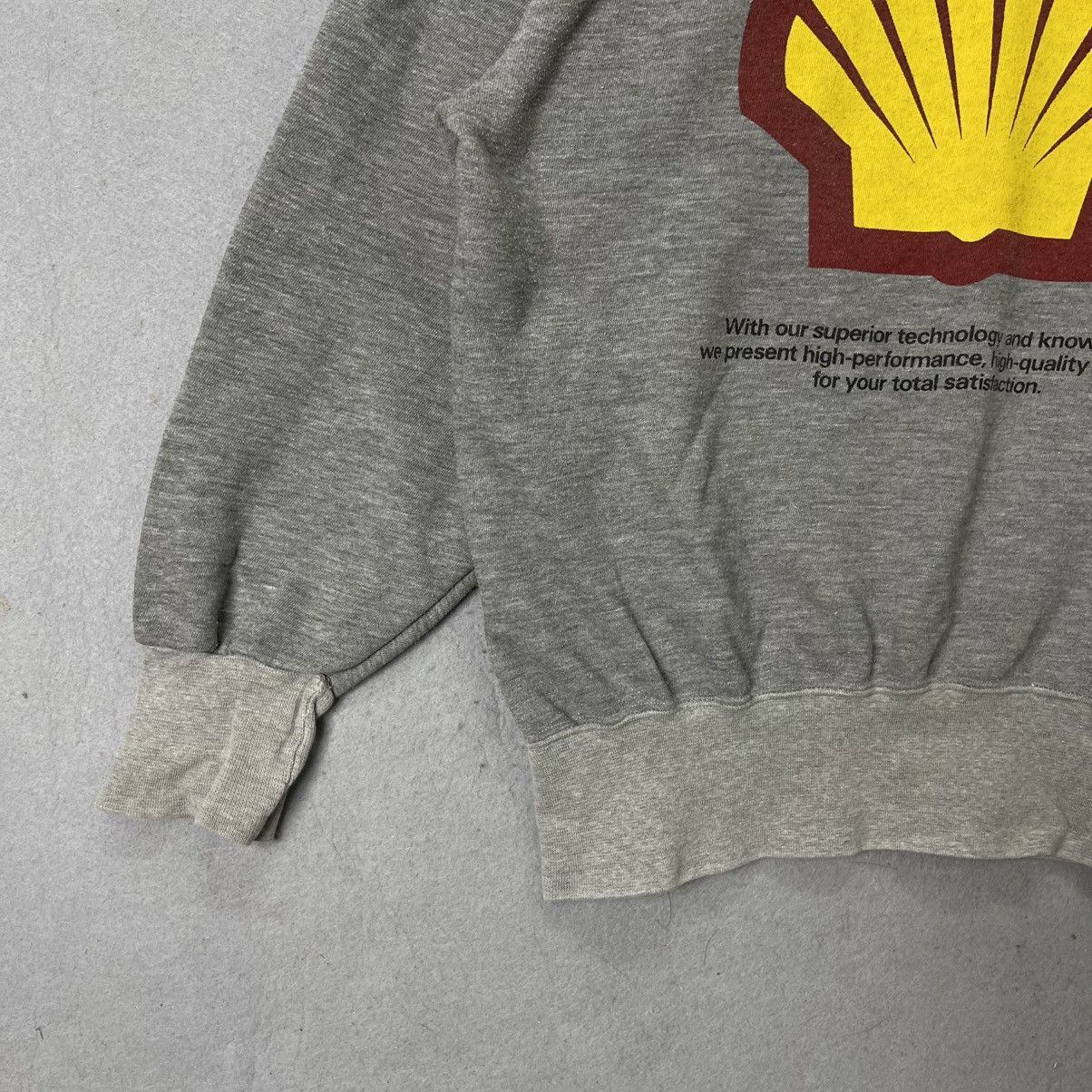 Vintage Vintage Showa Shell Sekiyu Shell Service Wear Sweatshirt Size US L / EU 52-54 / 3 - 5 Thumbnail