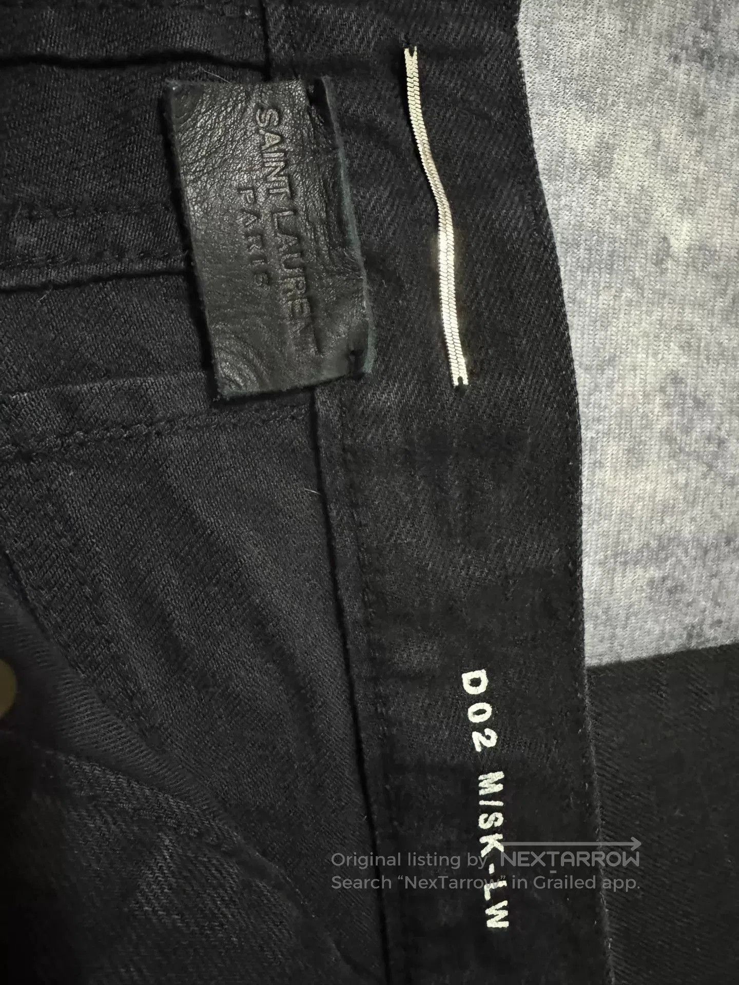 Saint Laurent Paris Saint Laurent Distressed Black Jeans. Size US 30 / EU 46 - 5 Thumbnail
