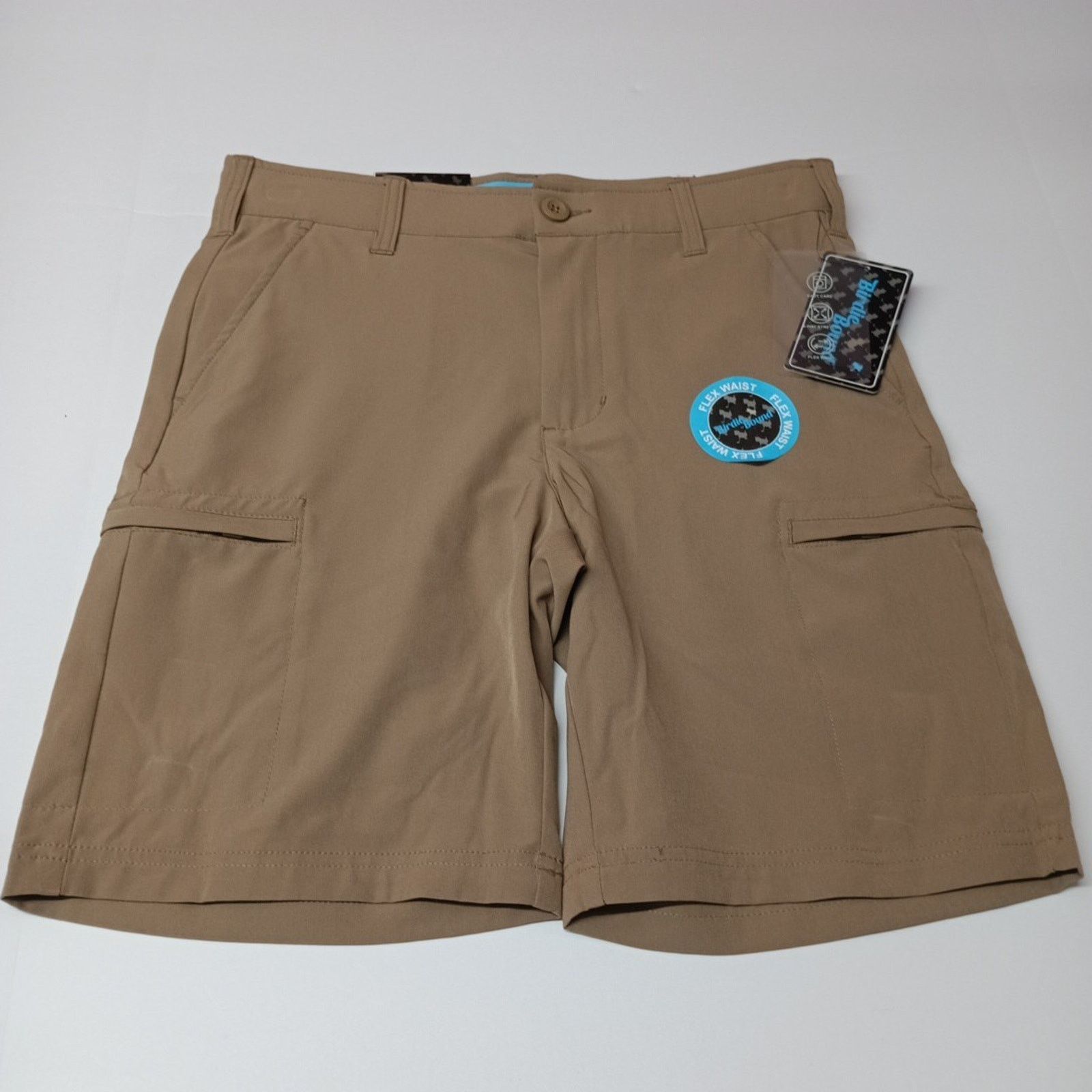 Other Birdie Bound Cargo Shorts Men's 30x9 Khaki Stretch Easy Care Size US 30 / EU 46 - 1 Thumbnail