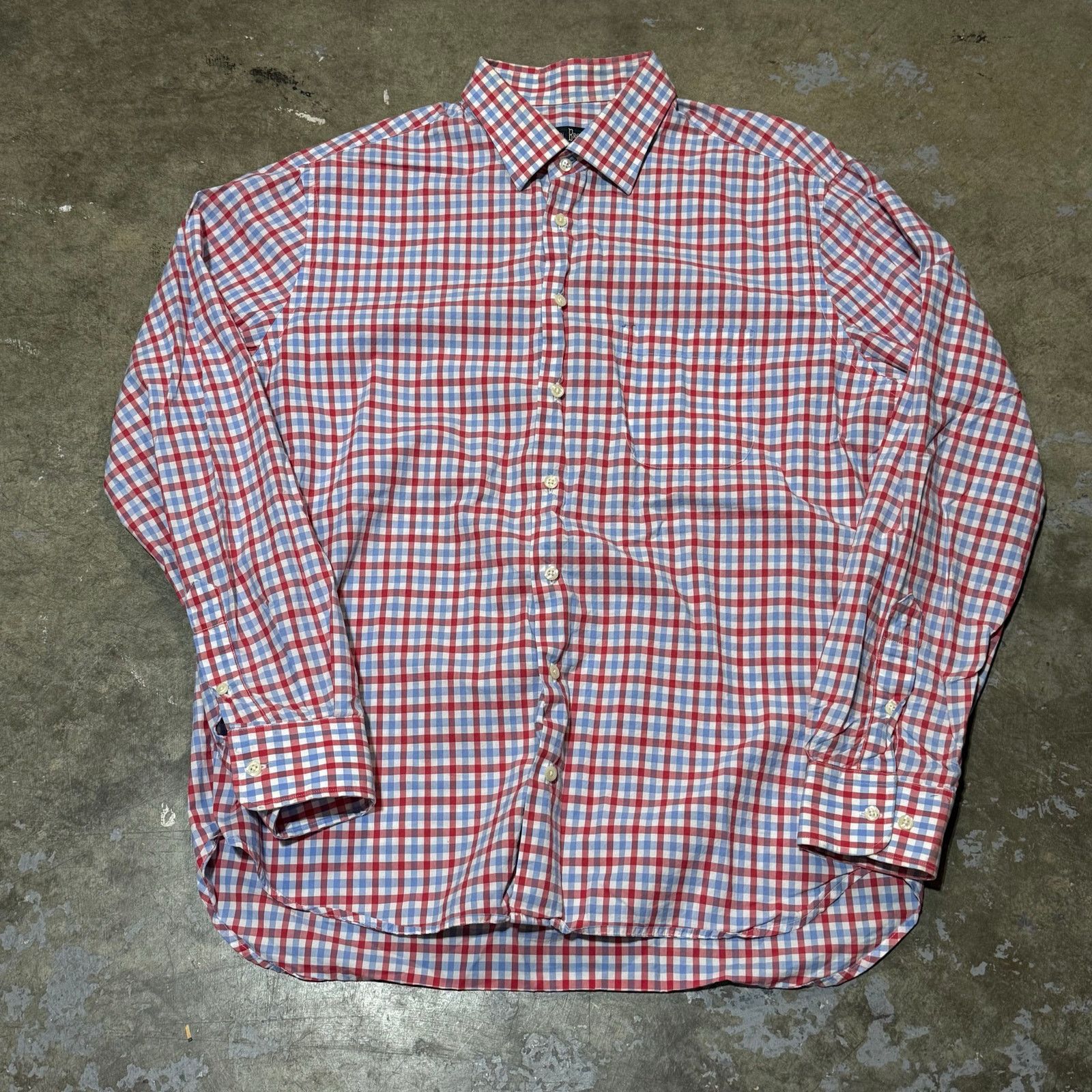 Gitman Bros. vtg Gitman Bros Plaid Longsleeve Button Up Made In USA Sz XL Size US XL / EU 56 / 4 - 2 Thumbnail