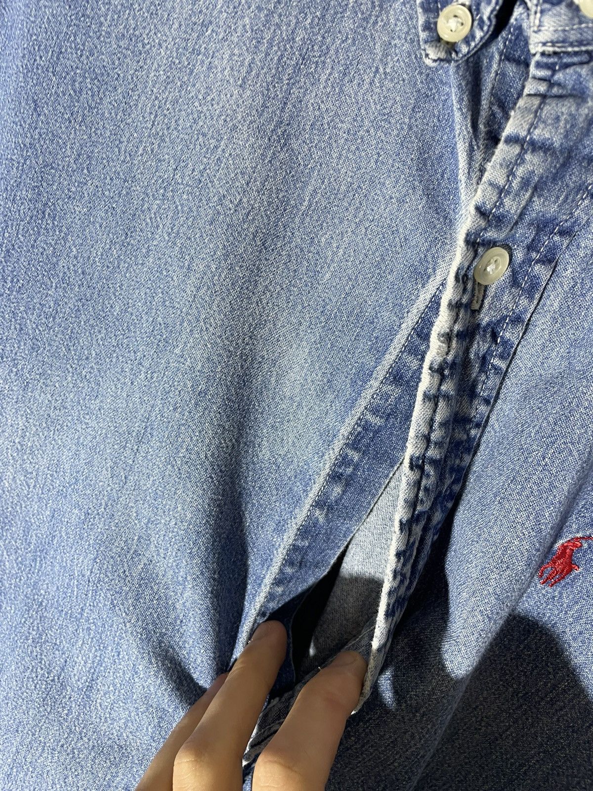 Polo Ralph Lauren × Vintage Polo Ralph Lauren vintage denim shirt Size US XL / EU 56 / 4 - 5 Thumbnail