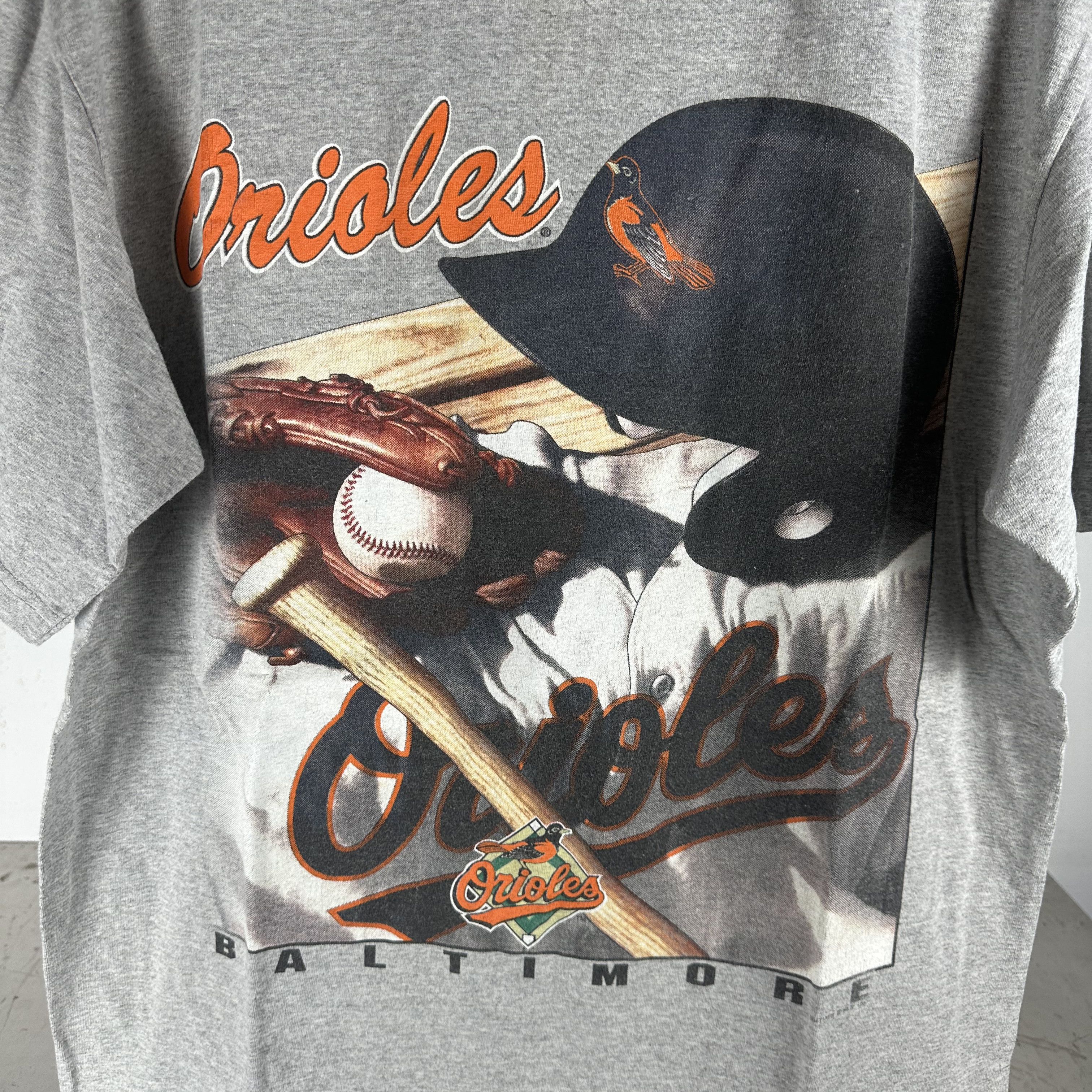 Vintage ​90s Baltimore Orioles Baseball MLB Graphic Large T-shirt Size US L / EU 52-54 / 3 - 2 Thumbnail