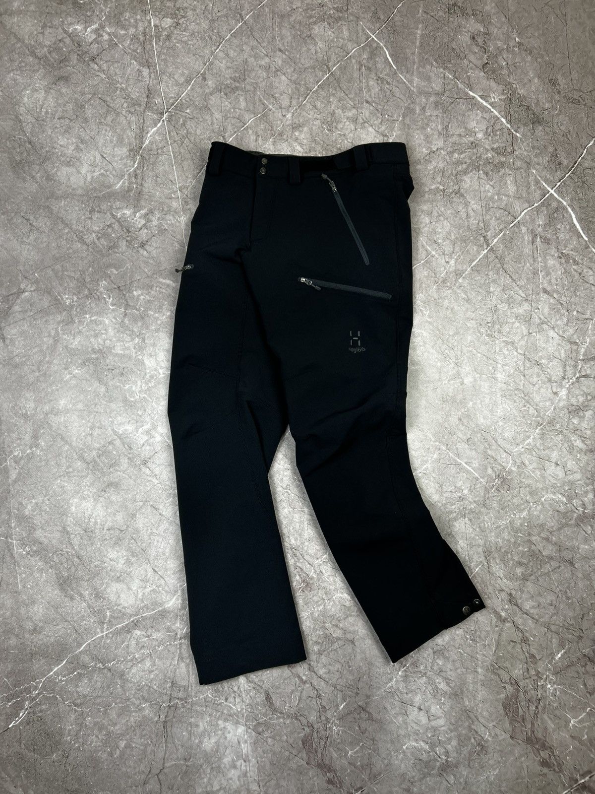 Haglofs Haglofs Black Softshell Tech Ourdoor Pants Size US 30 / EU 46 - 1 Thumbnail