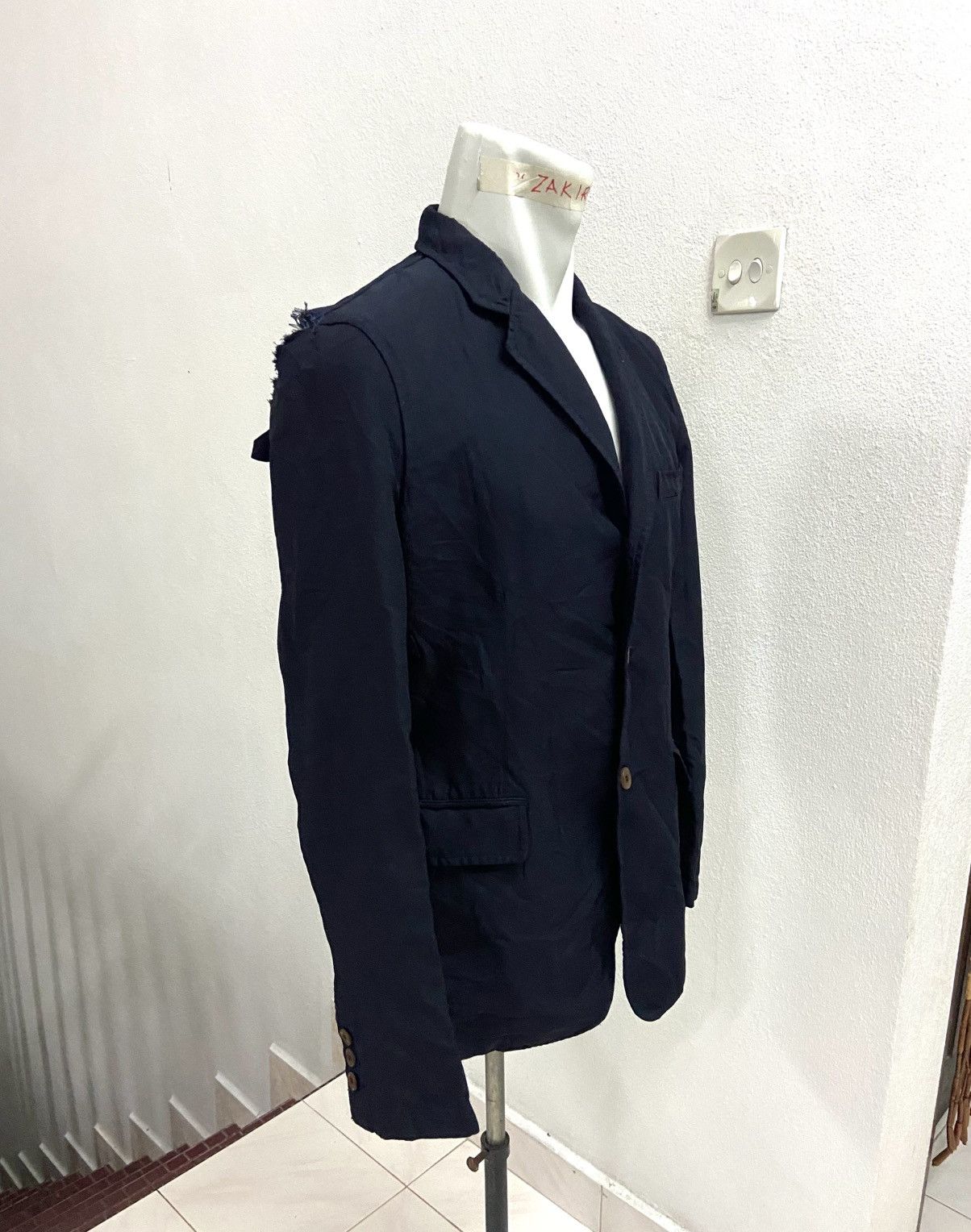 Comme des Garcons Homme Plus COMME DES GARCONS DISTRESSED BLAZER Size 36R - 3 Thumbnail