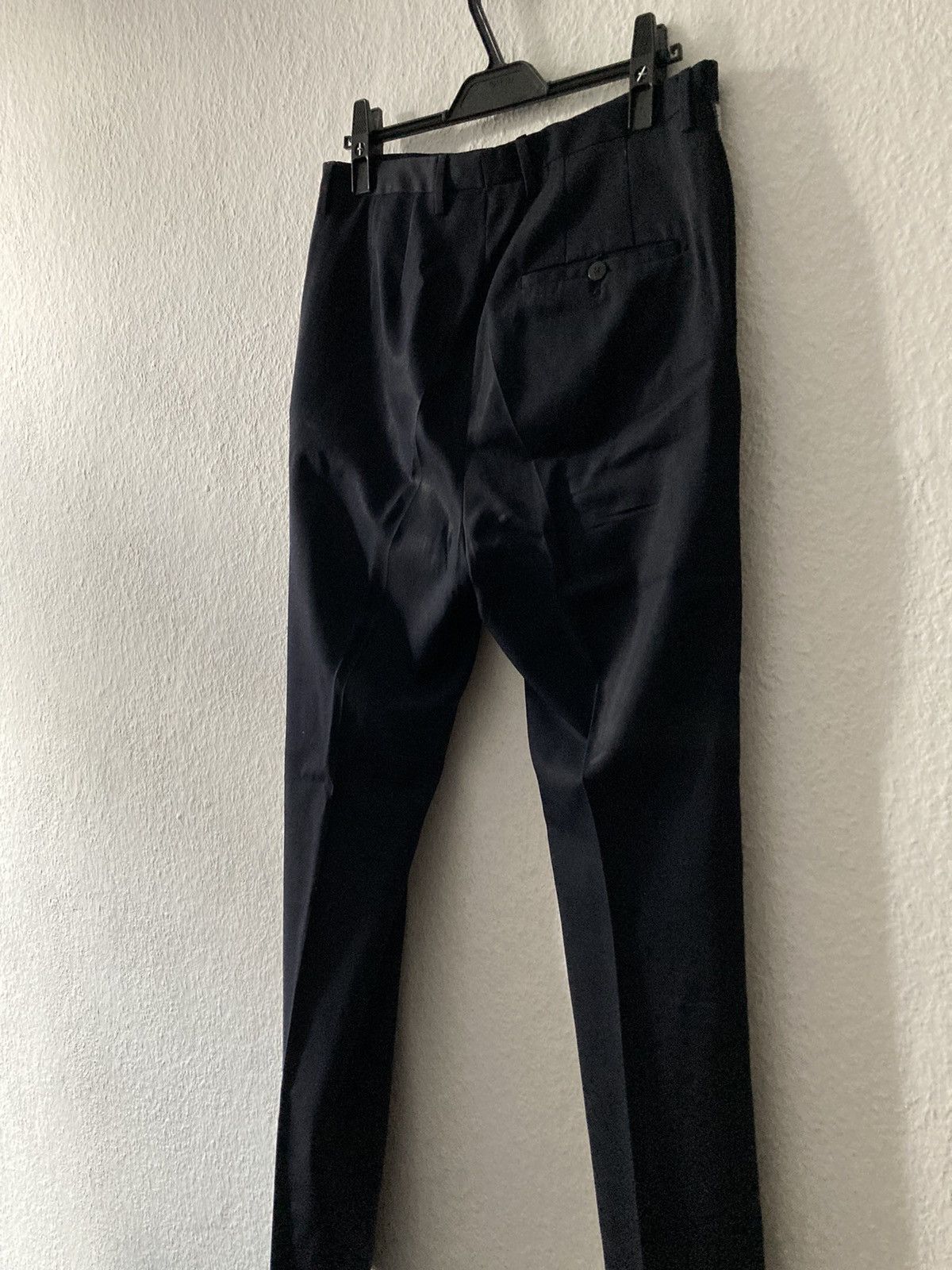 Lanvin Lanvin Side-Stripe Wool Pants Navy US30 Size US 30 / EU 46 - 8 Thumbnail