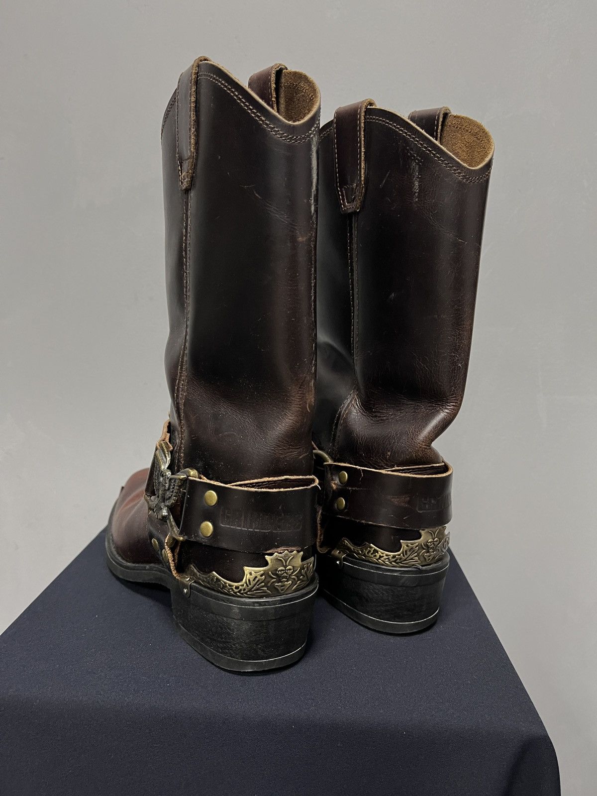 Harley Davidson Grinders eagle harness motorcycle boots punk harley davidson Size US 6 / EU 39 - 6 Thumbnail